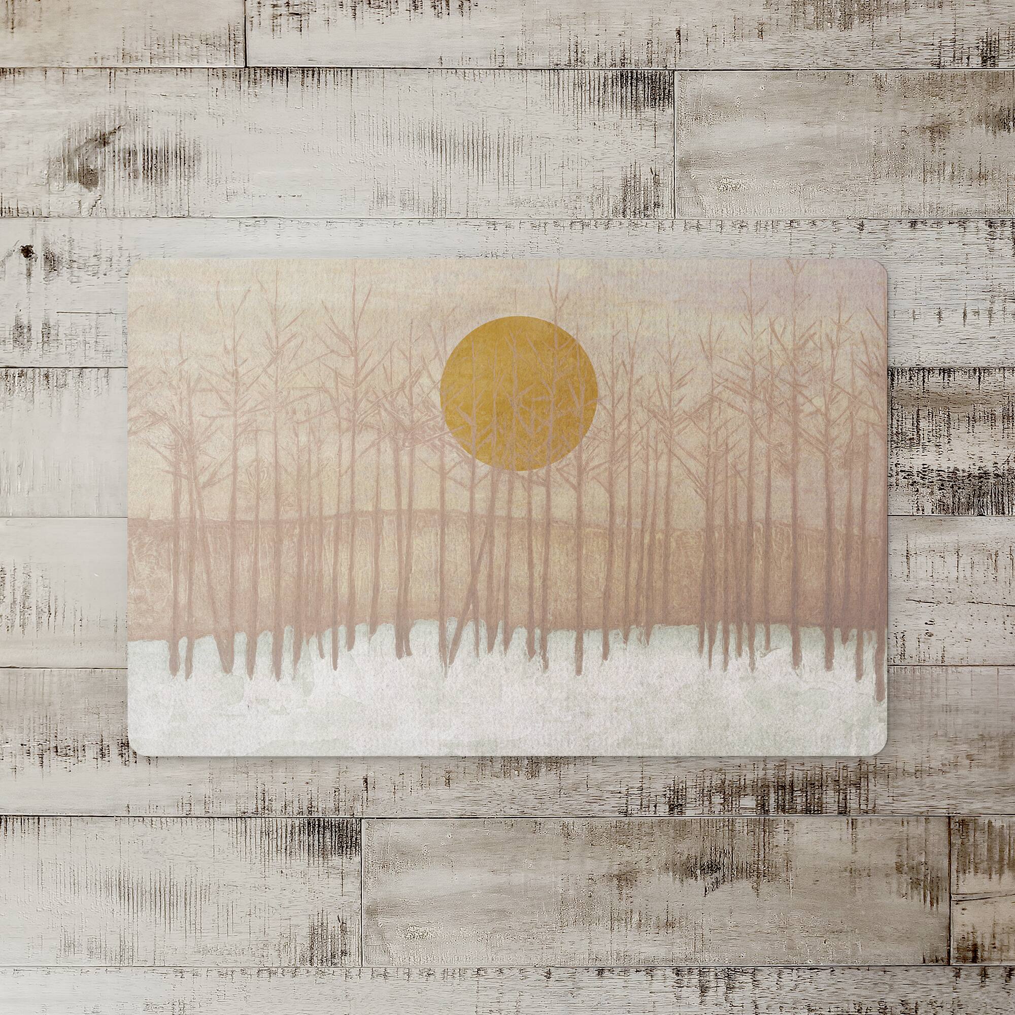 Golden Landscape Floor Mat