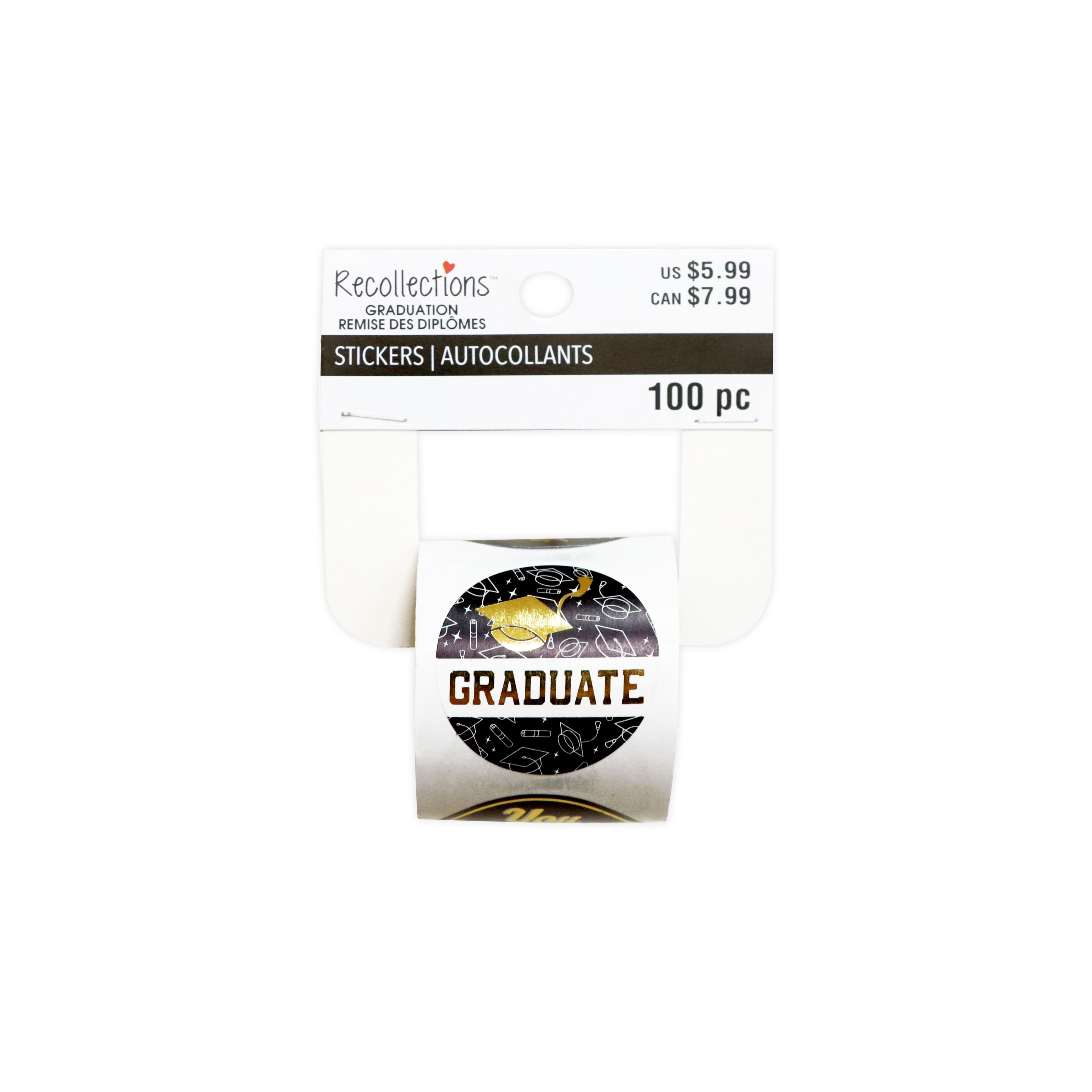 1.25" Circle Graduation Sticker Roll by Recollections™