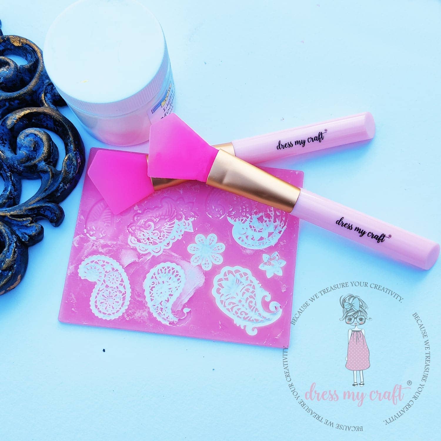 Dress My Craft® Silicone Spatula Brush