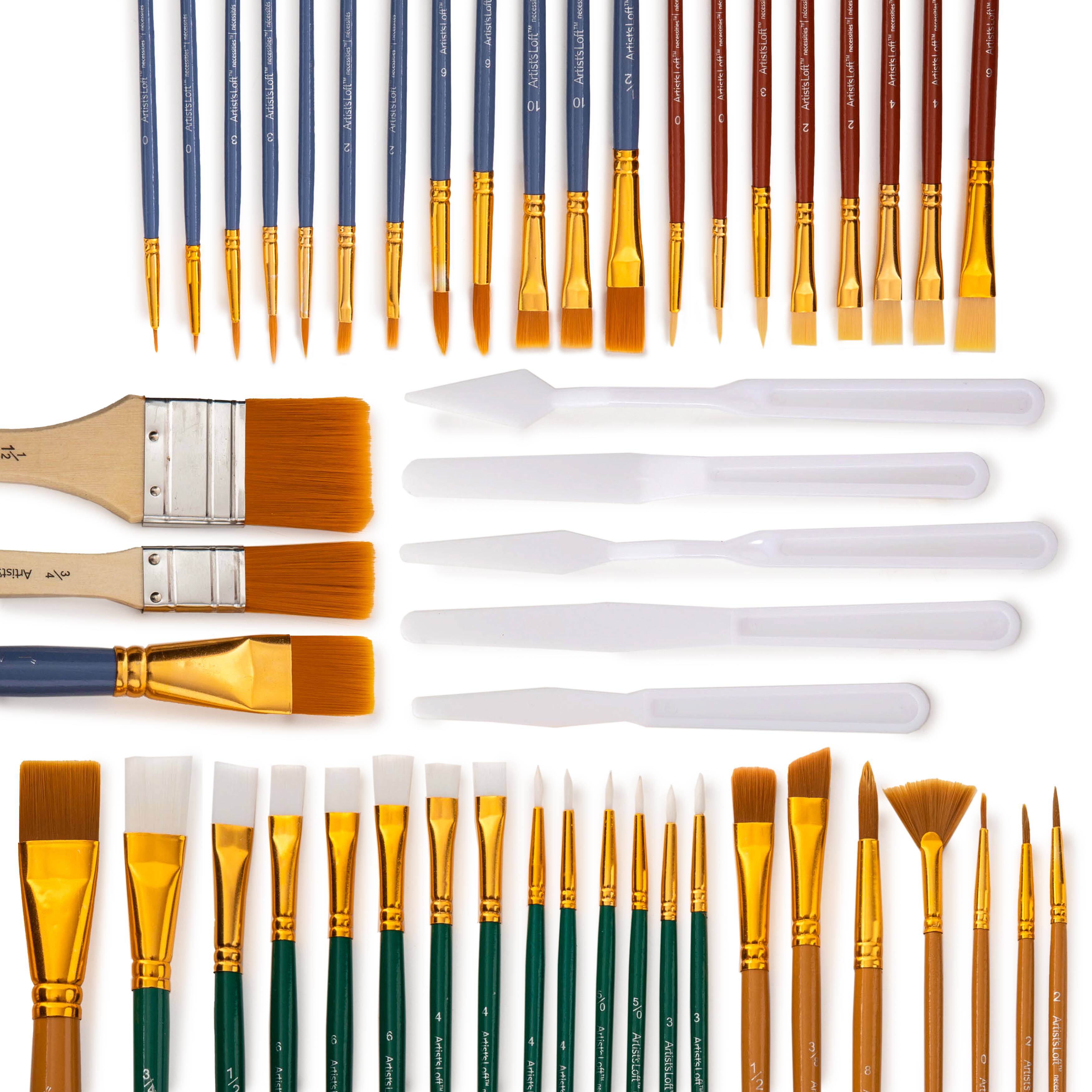 12 Packs: 50 ct. (600 total) Super Value Brush Set by Artist's Loft™ Necessities™