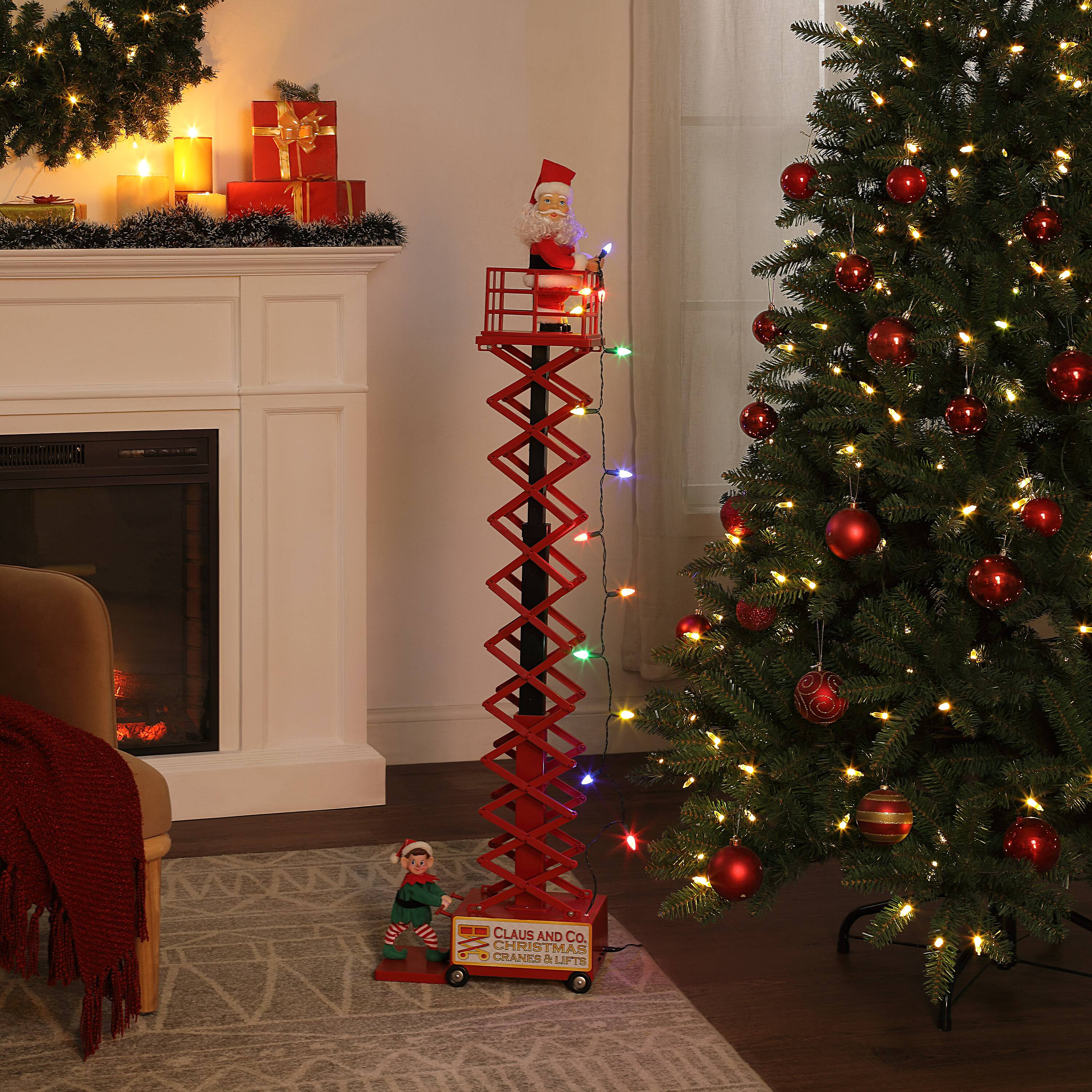 4ft. Animated & Musical Santa's Lift