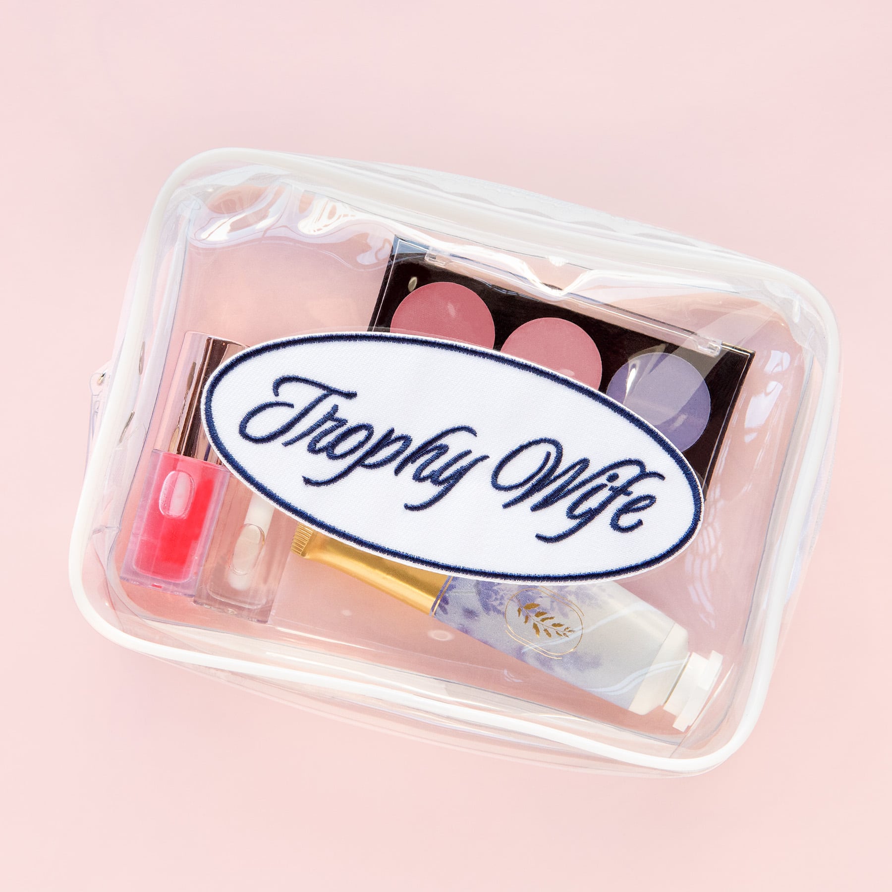 Summer Trophy Wife Iron-On & Adhesive Embroidered Patch by Make Market®