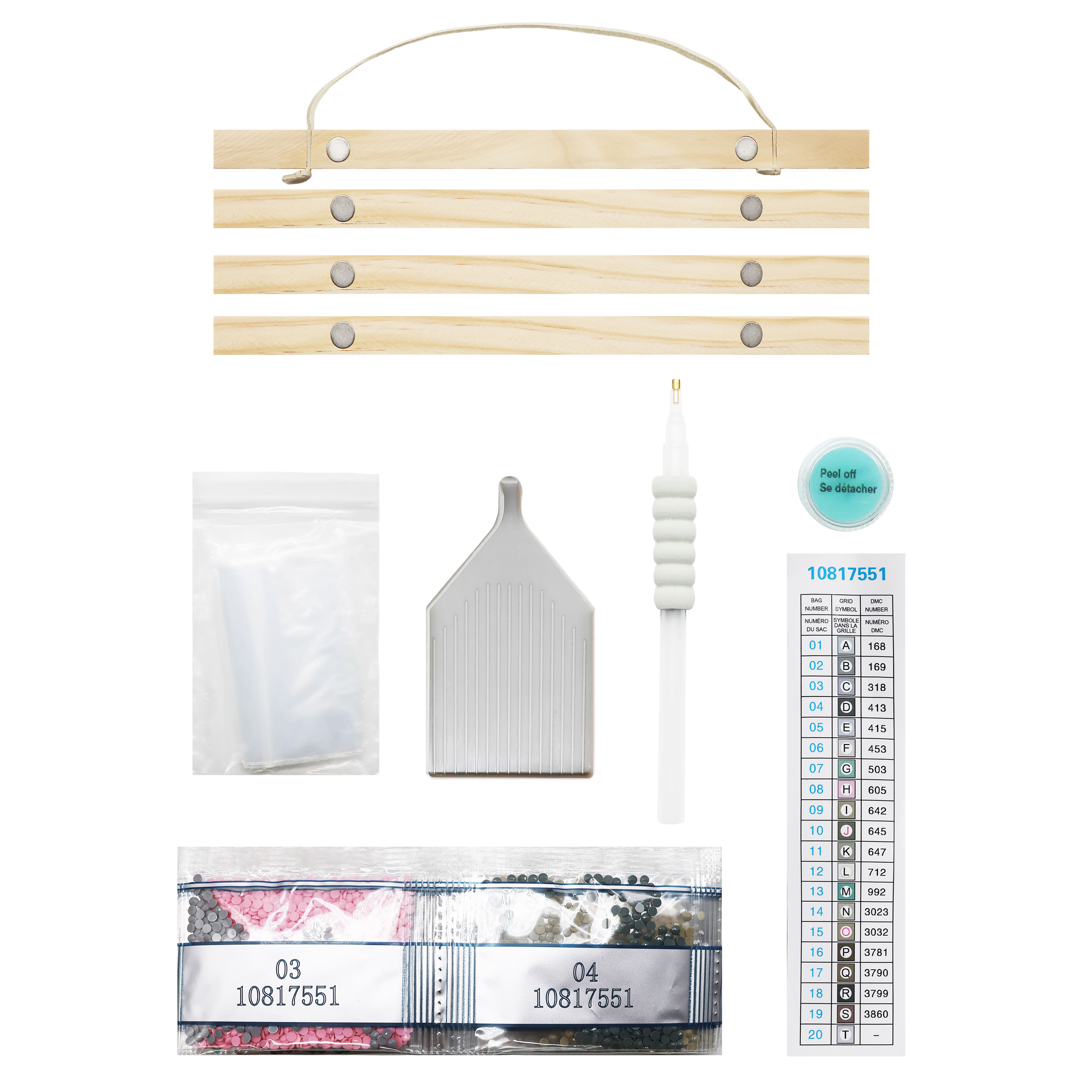 8.5" x 11" Sardine Diamond Art Kit with Wooden Frame by Make Market®