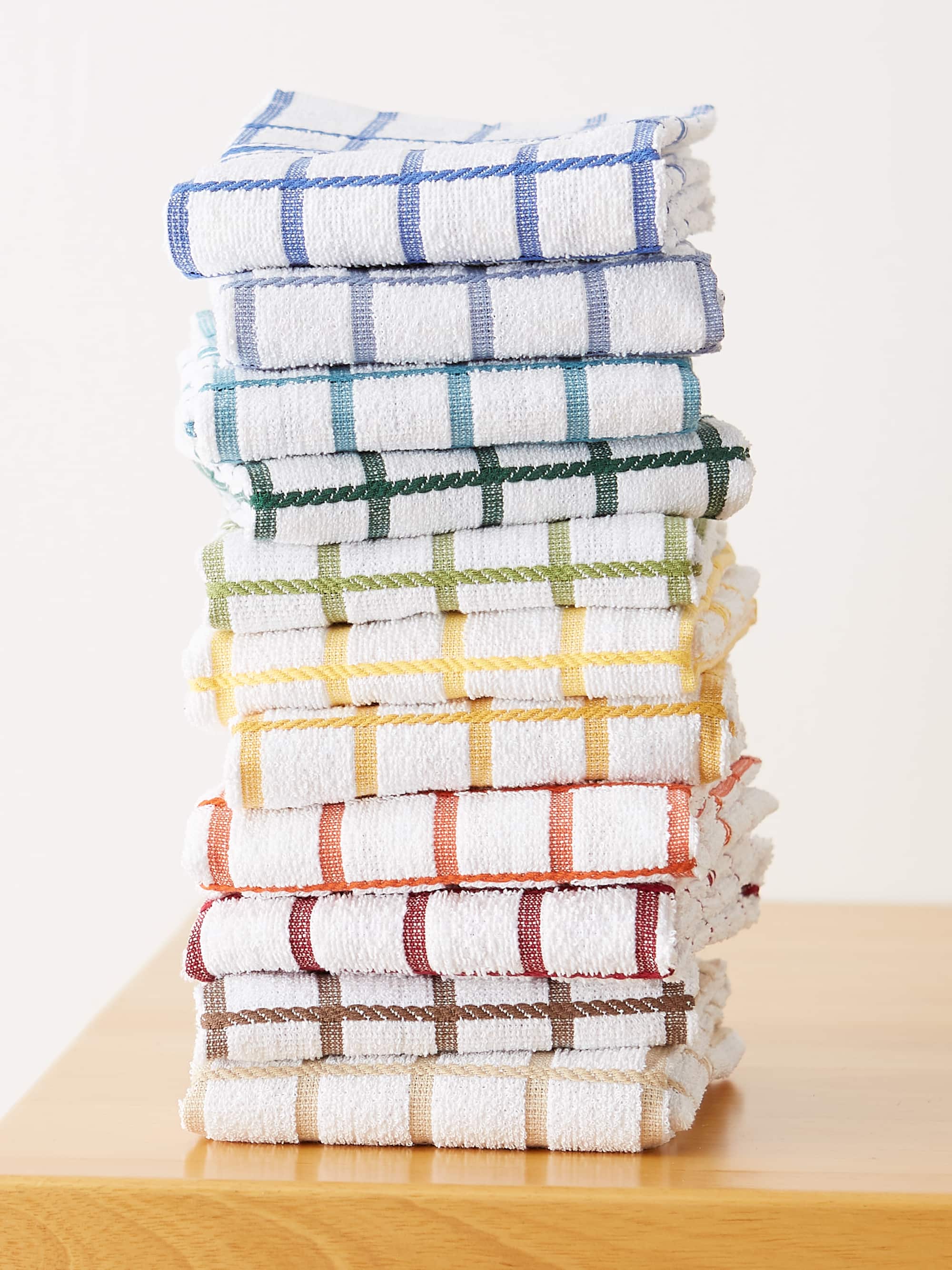 DII® Windowpane Terry Dishtowels