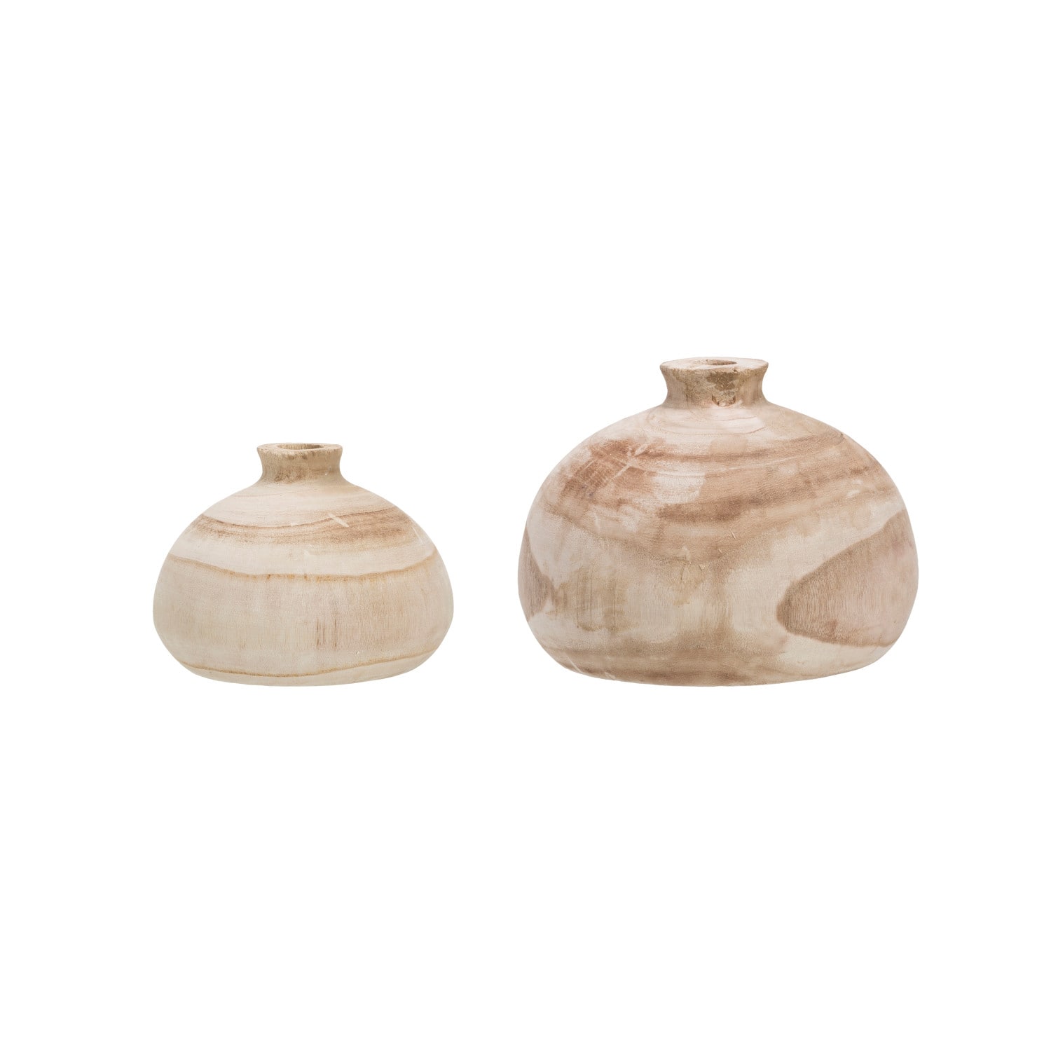Hello Honey® 5.5" Paulownia Wood Vase