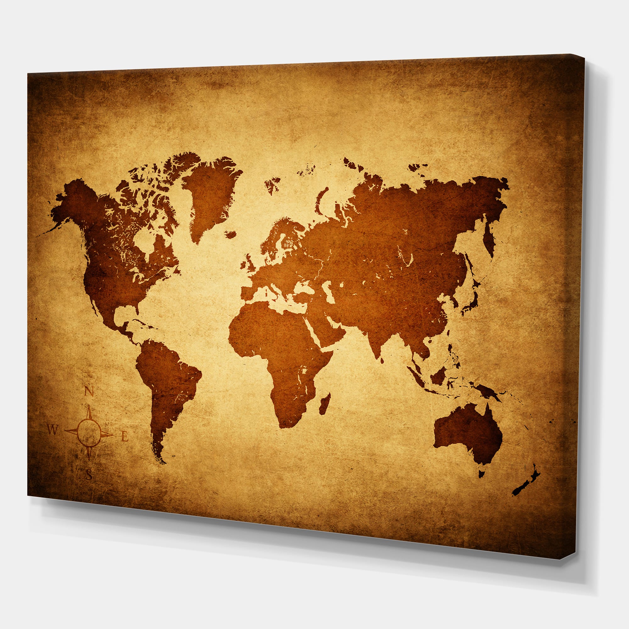 Designart - Ancient Map of The World VI