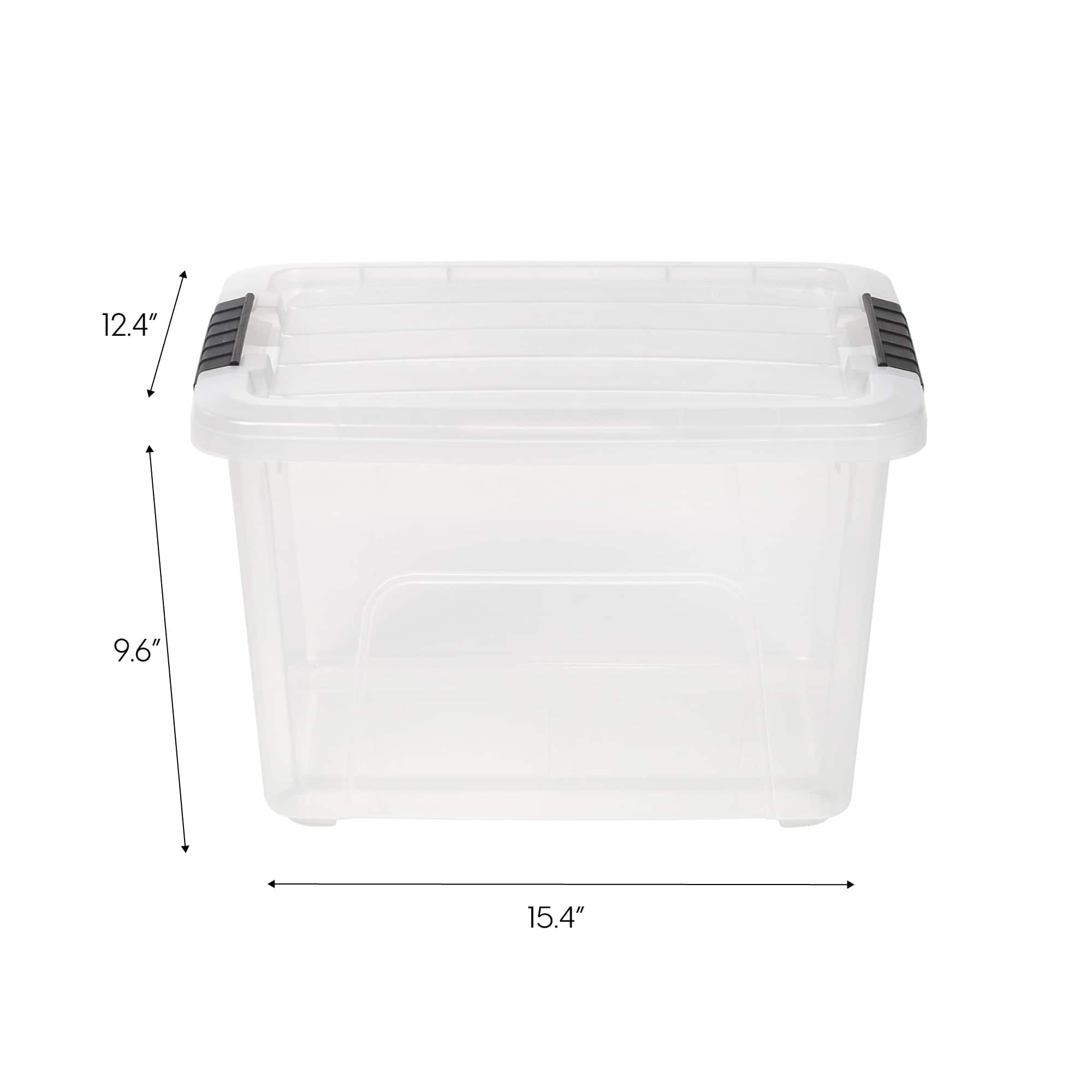 IRIS Stack & Pull™ Plastic Storage Boxes