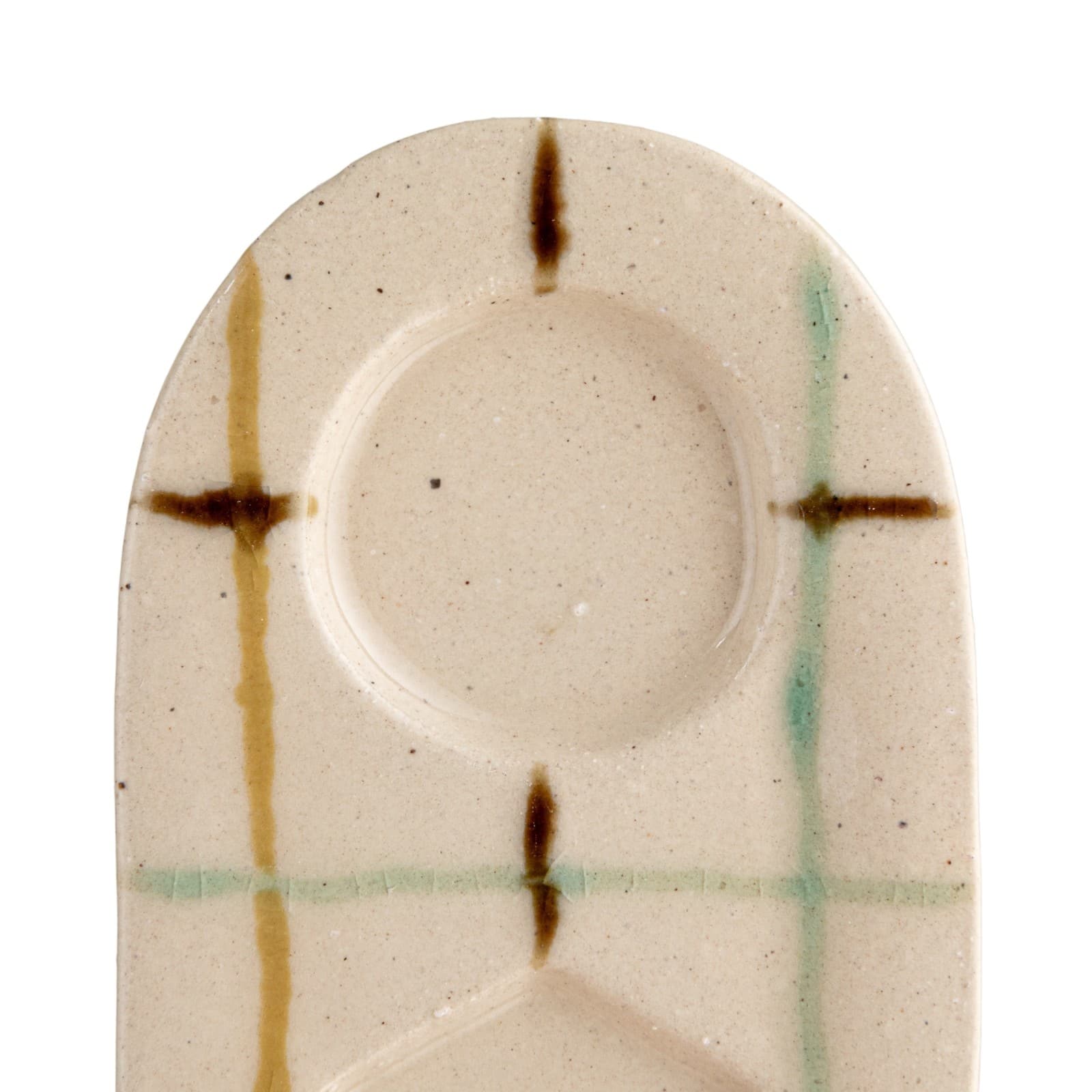 Hello Honey® Multicolor Artisanal Harmony Salt & Pepper Shaker Set on a Tray