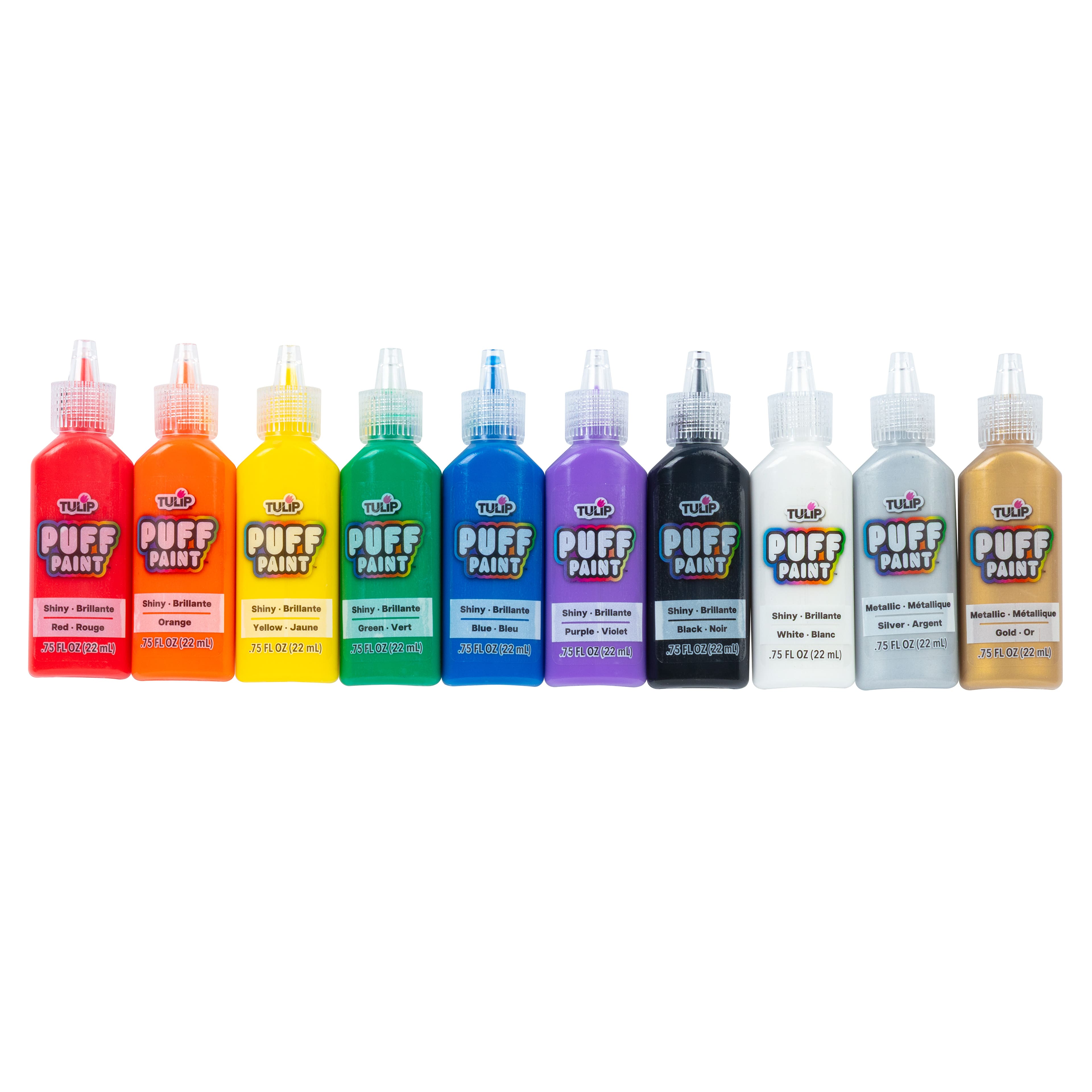 6 Packs: 10 ct. (60 total) Tulip® Essentials Puff Paints