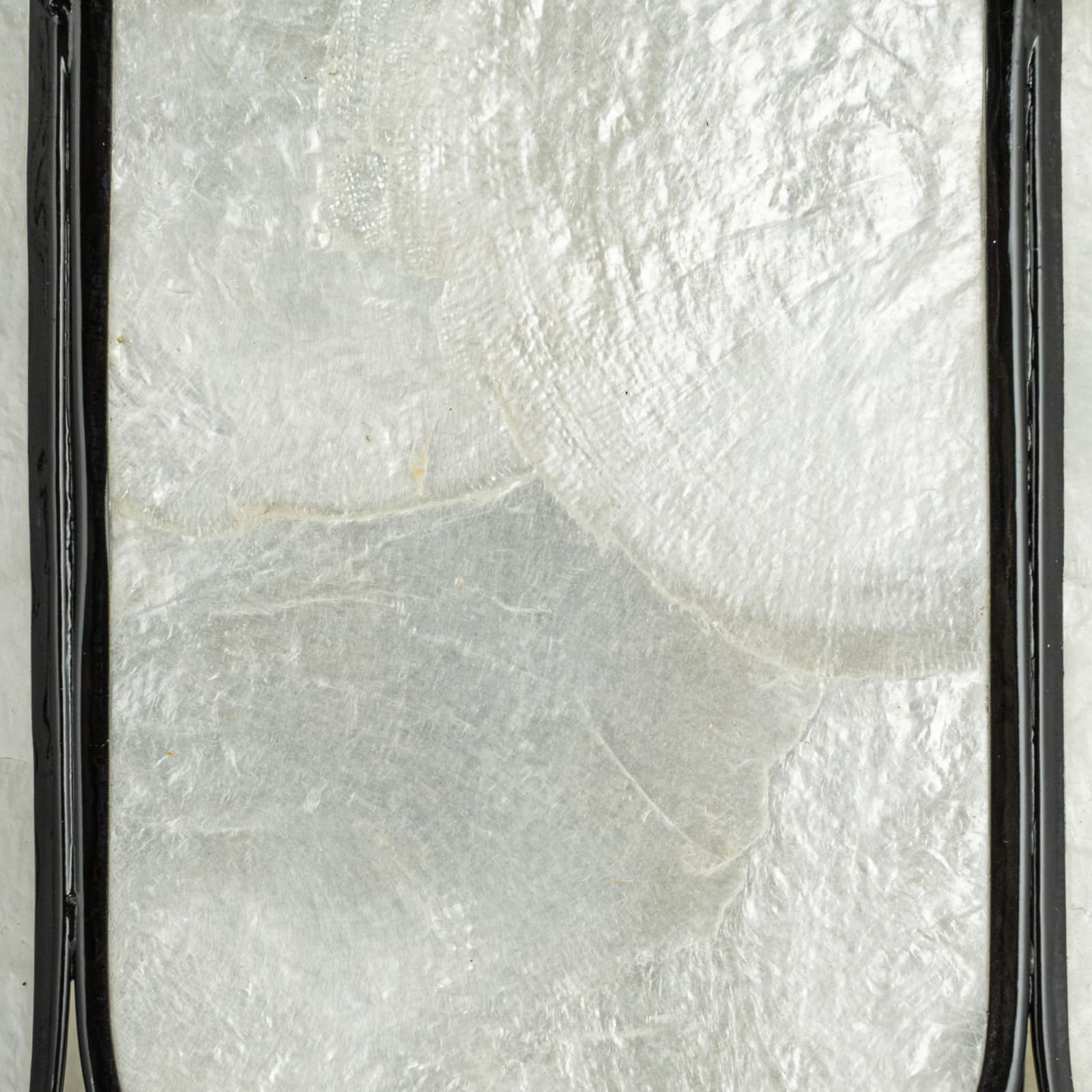 Hello Honey® Black Finish Laminated Capiz Tiered Wall Sconce
