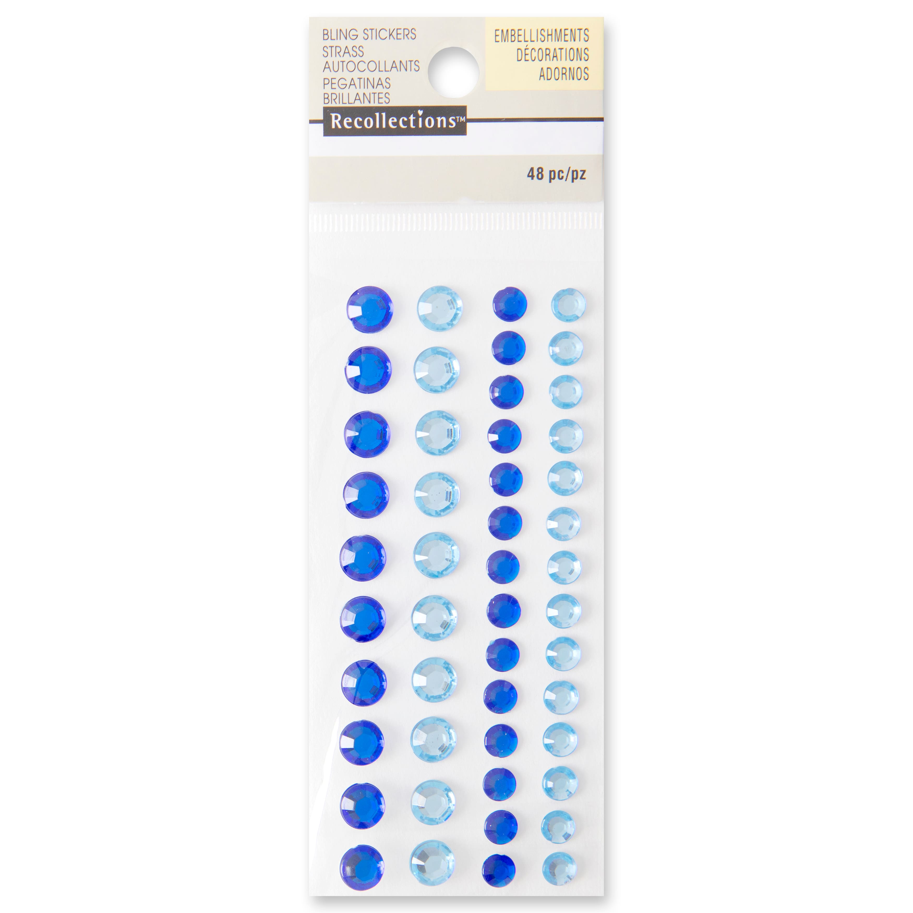12 Pack: Two-Tone Rhinestones by Recollections™