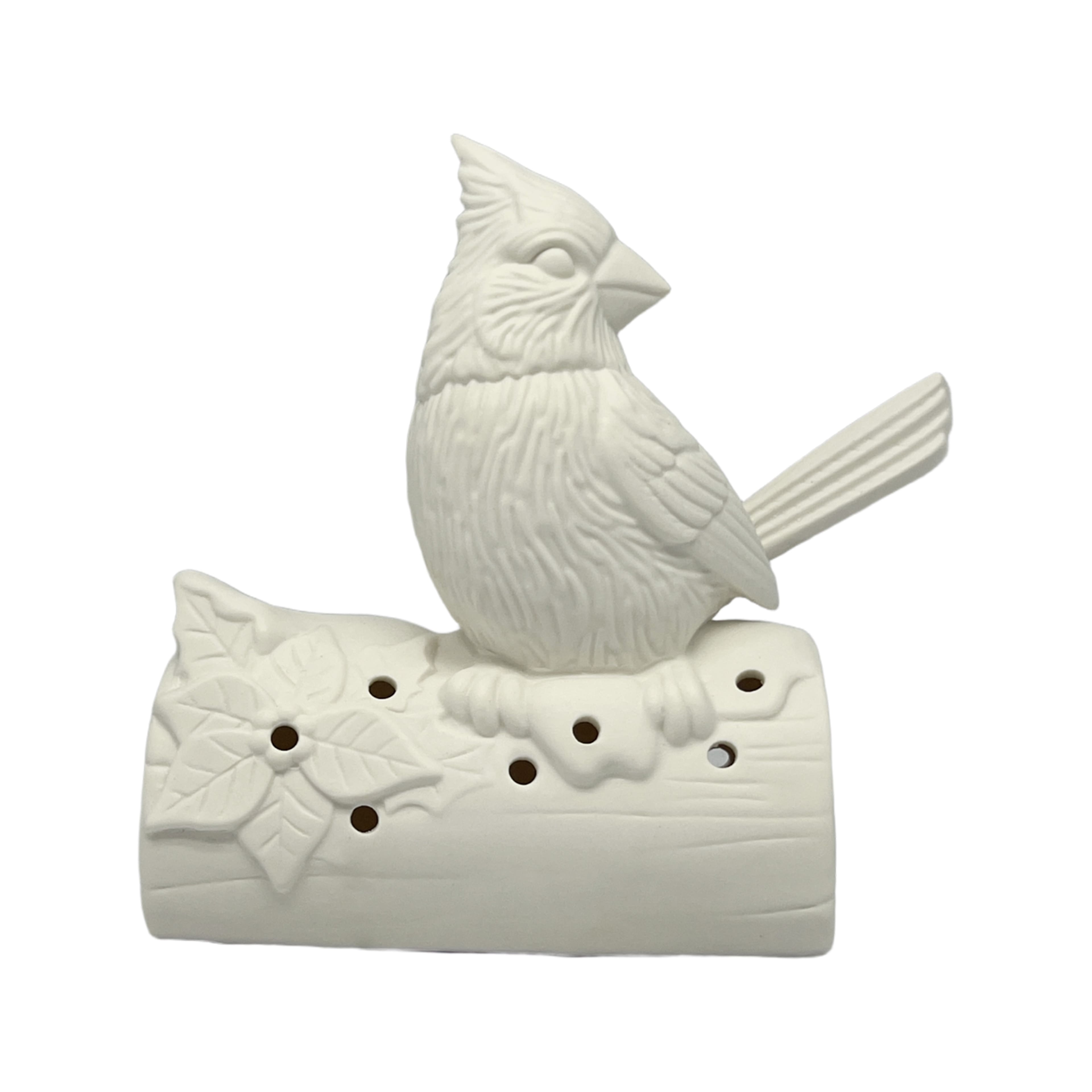 7" DIY LED Ceramic Cardinal Décor by Make Market®