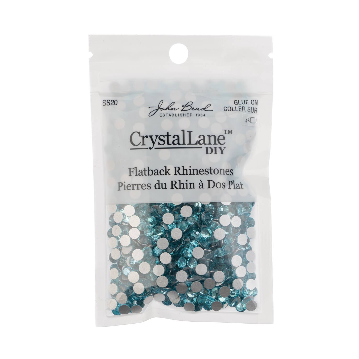 John Bead Crystal Lane SS20 Round Flatback Czech Crystals, 1,440ct