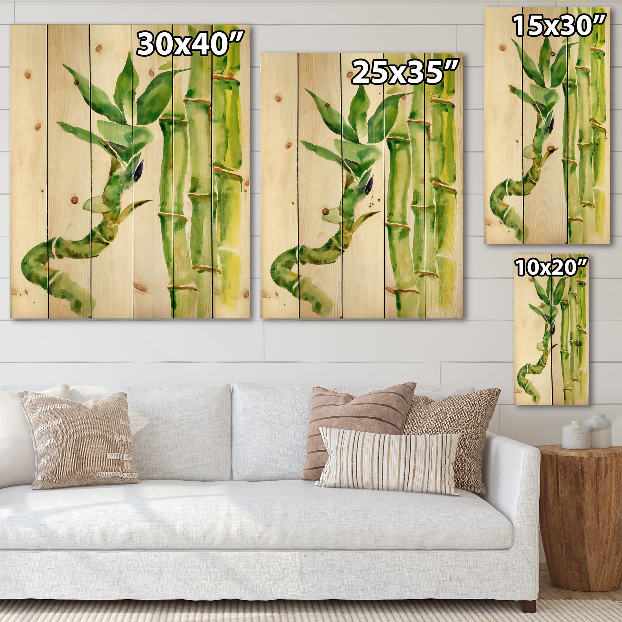 Designart - Bamboo Branches In The Forest VI