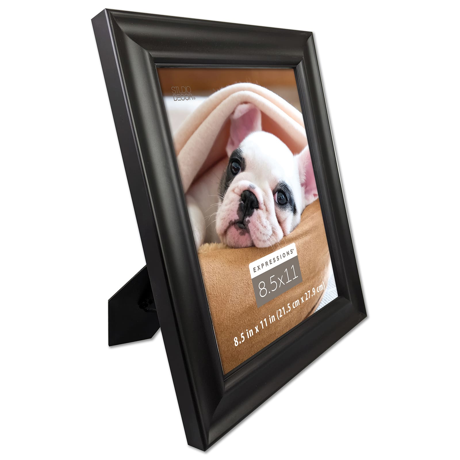 Expressions™ 8.5" x 11" Black Document Frame by Studio Décor®