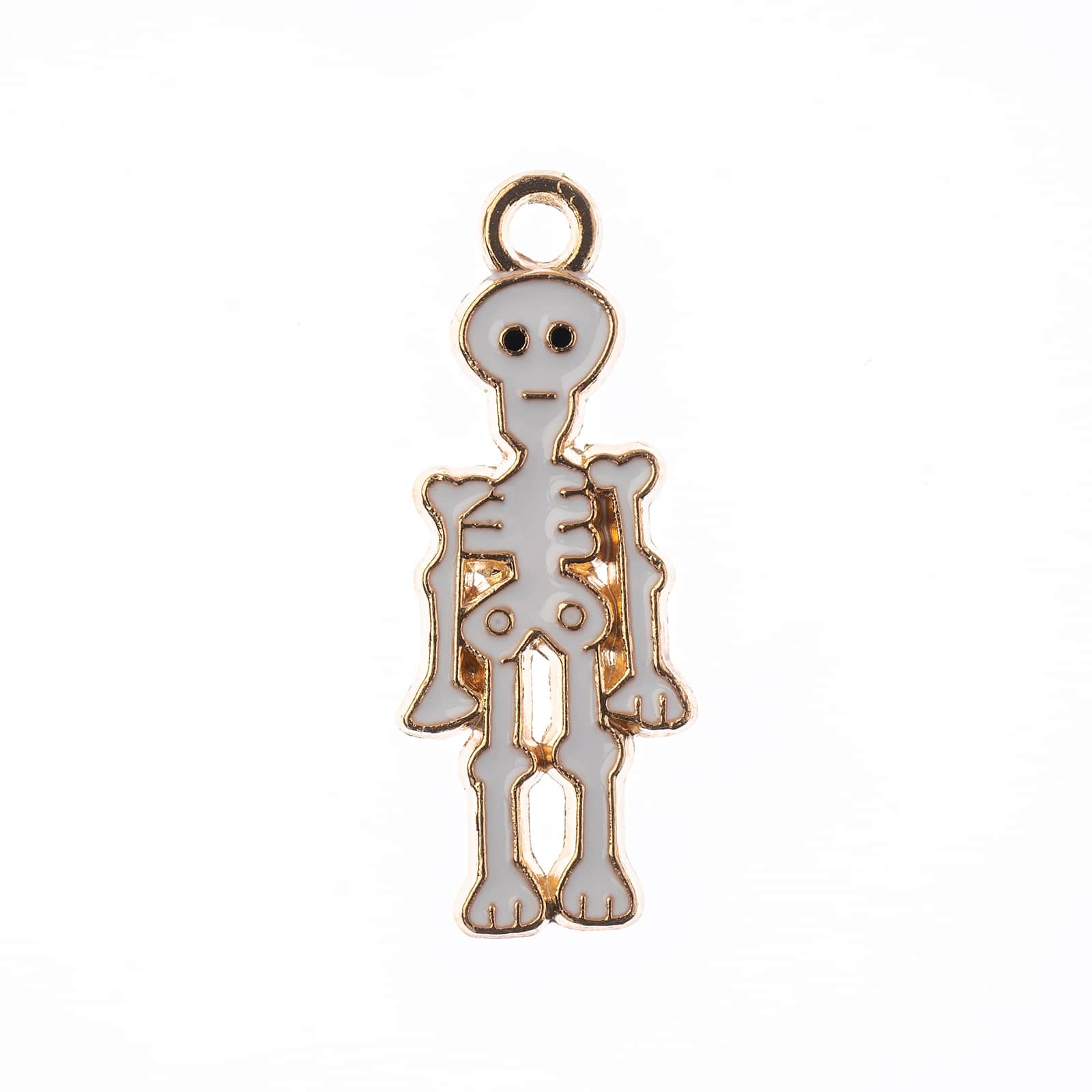 John Bead Sweet & Petite Halloween Small Skeleton Charms, 10ct.
