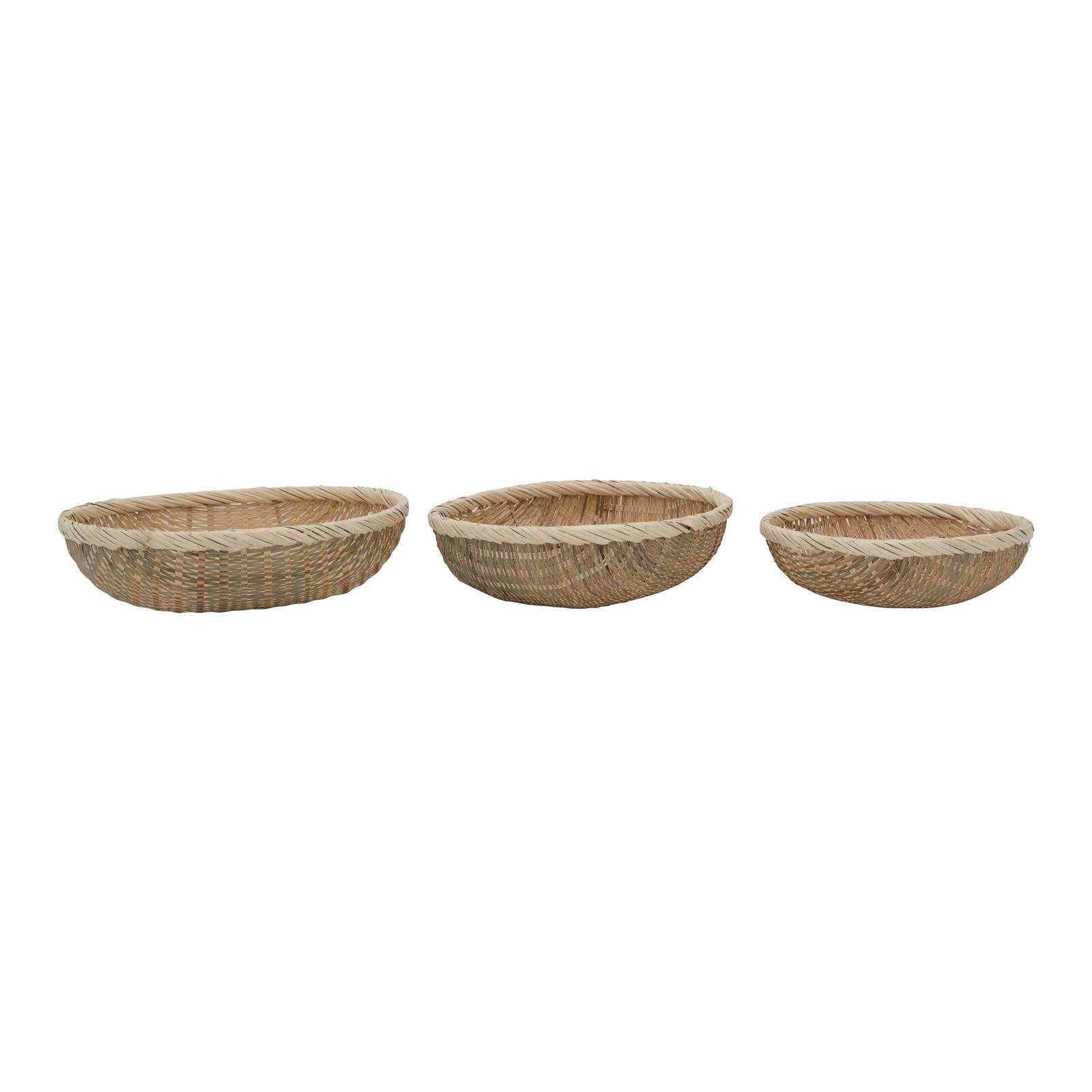 Hello Honey® Hand Woven Decorative Bamboo Basket Set