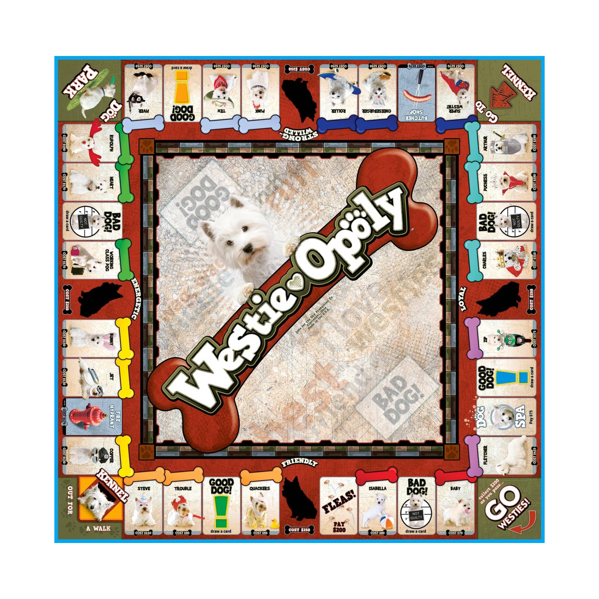 Late For The Sky Westie-Opoly™ Board Game