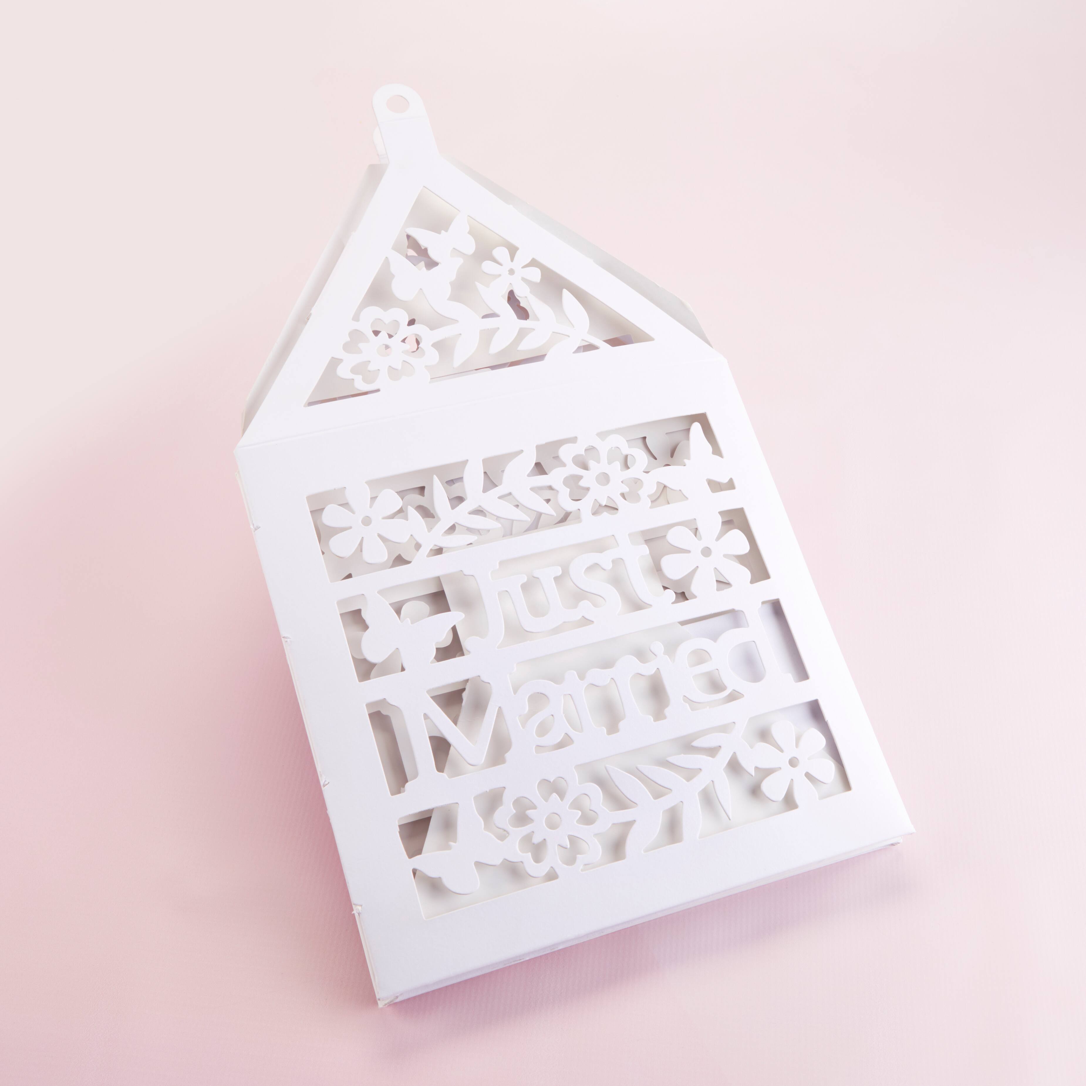 Kate Aspen® Just Married Birdcage Card Box