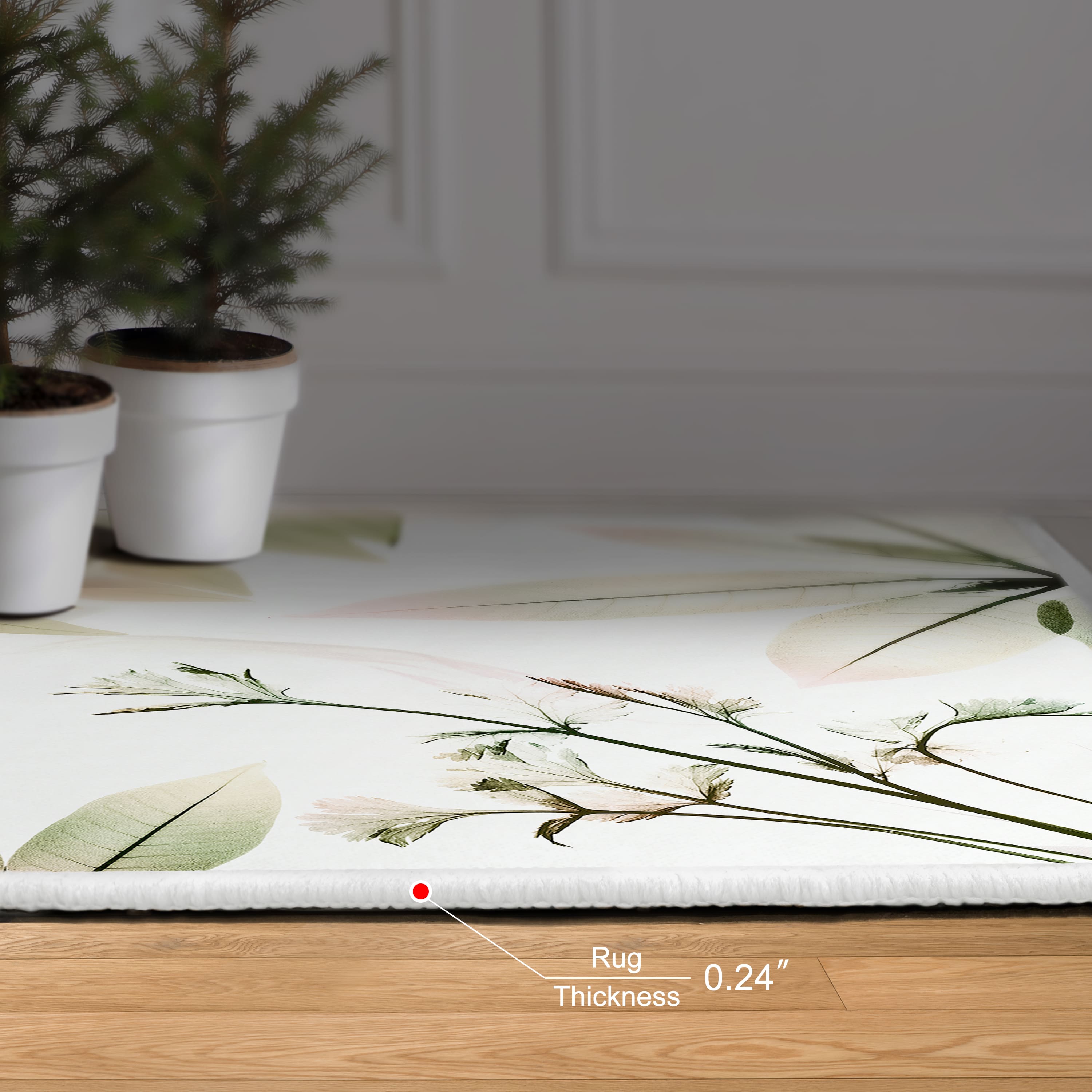 Empire Art Direct 5ft. x 7.5ft. Harmony of Existence I Tapis D'Art Flowers Area Rug