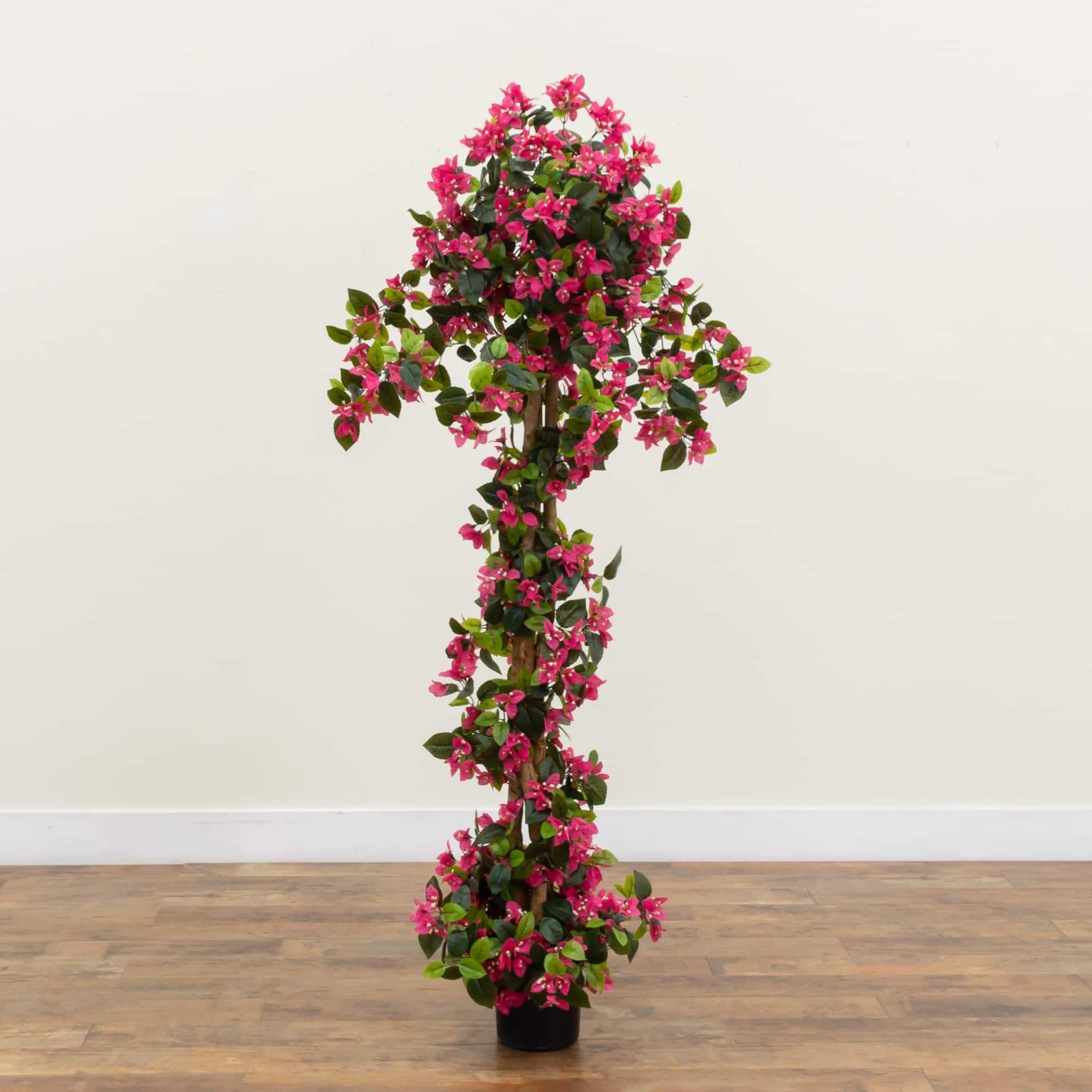 6ft. UV Resistant Artificial Spiral Bougainvillea Tree (Indoor/Outdoor)