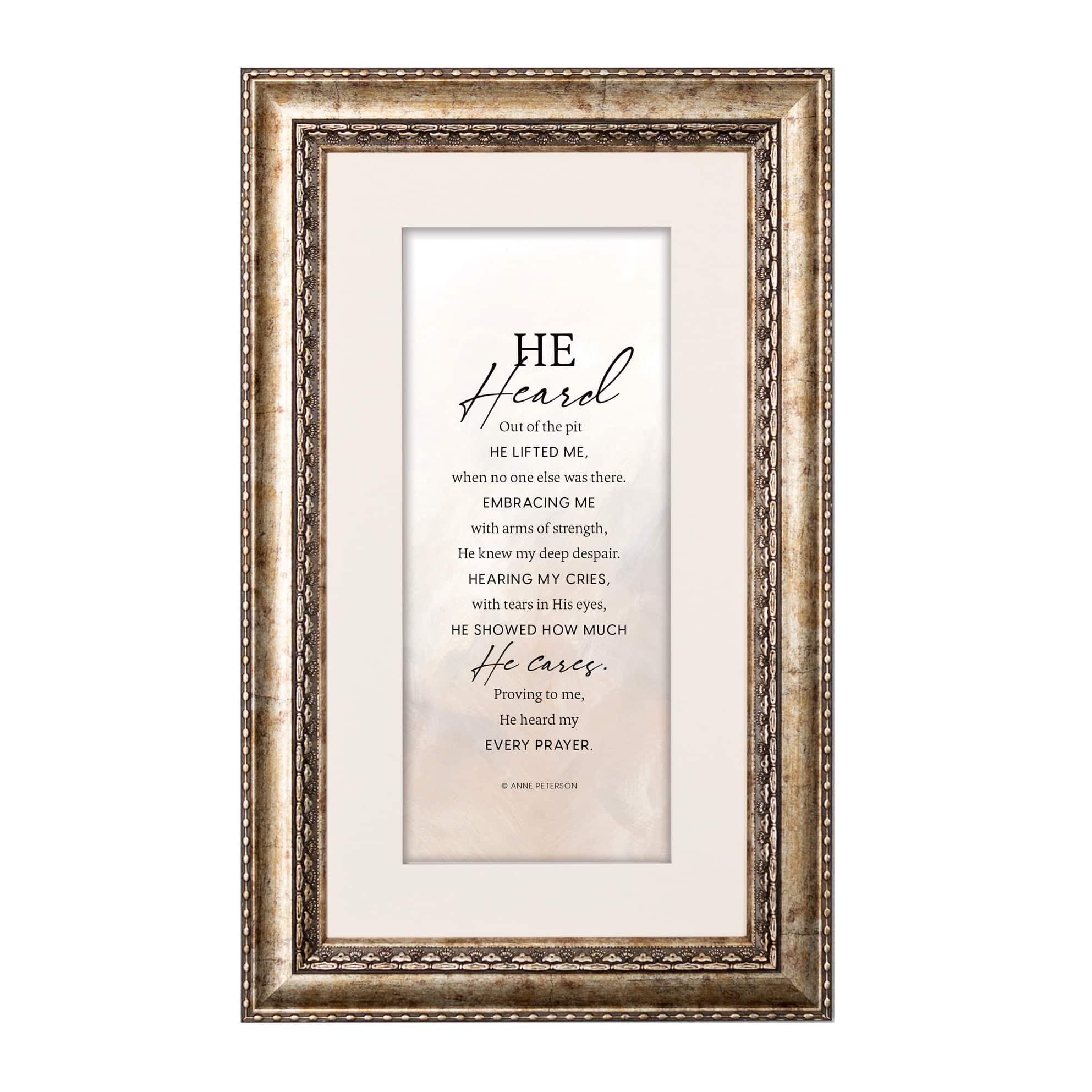 He Heard Framed Wall Art