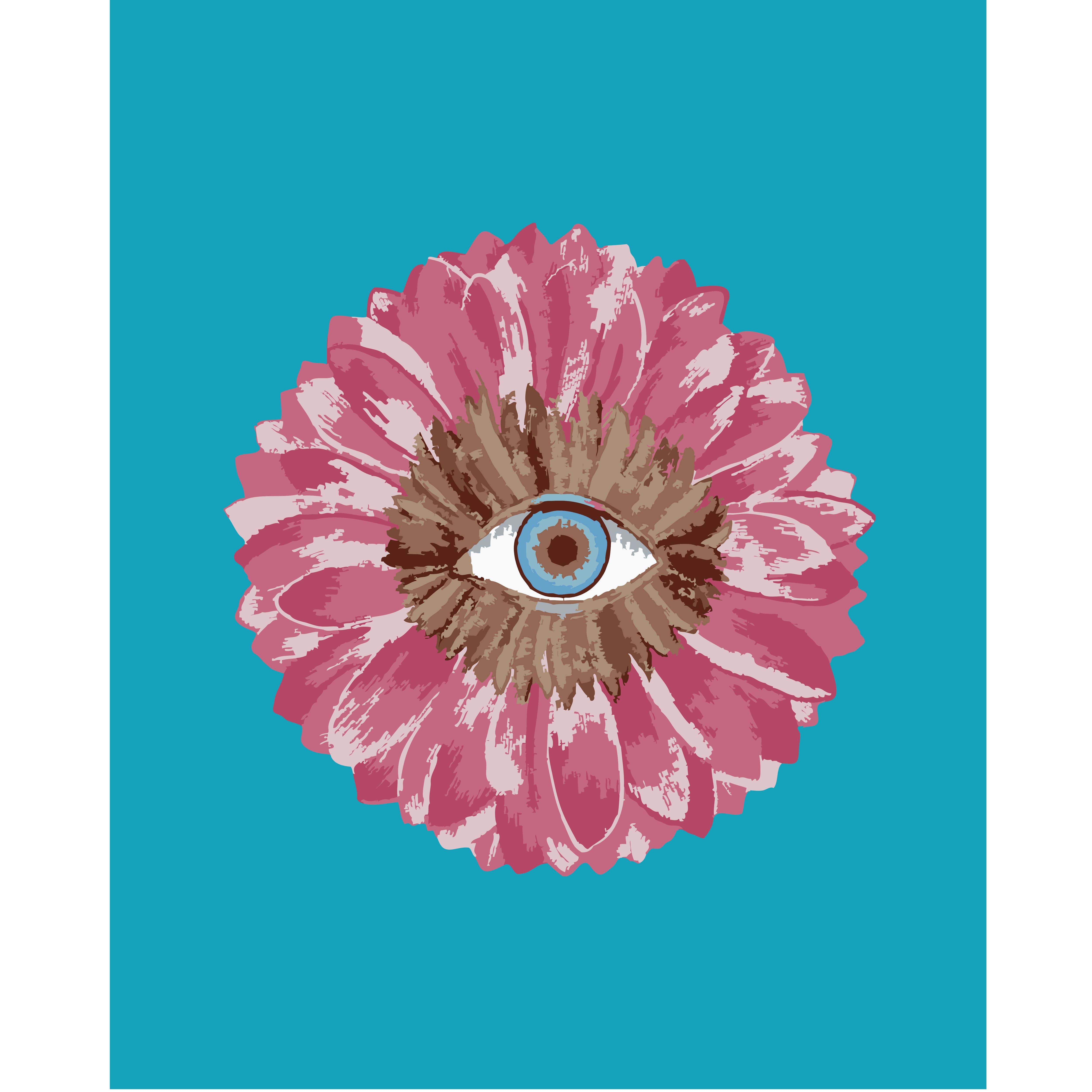Jonathan Adler x Michaels 16" x 20" Flower Eye Paint-By-Number Kit