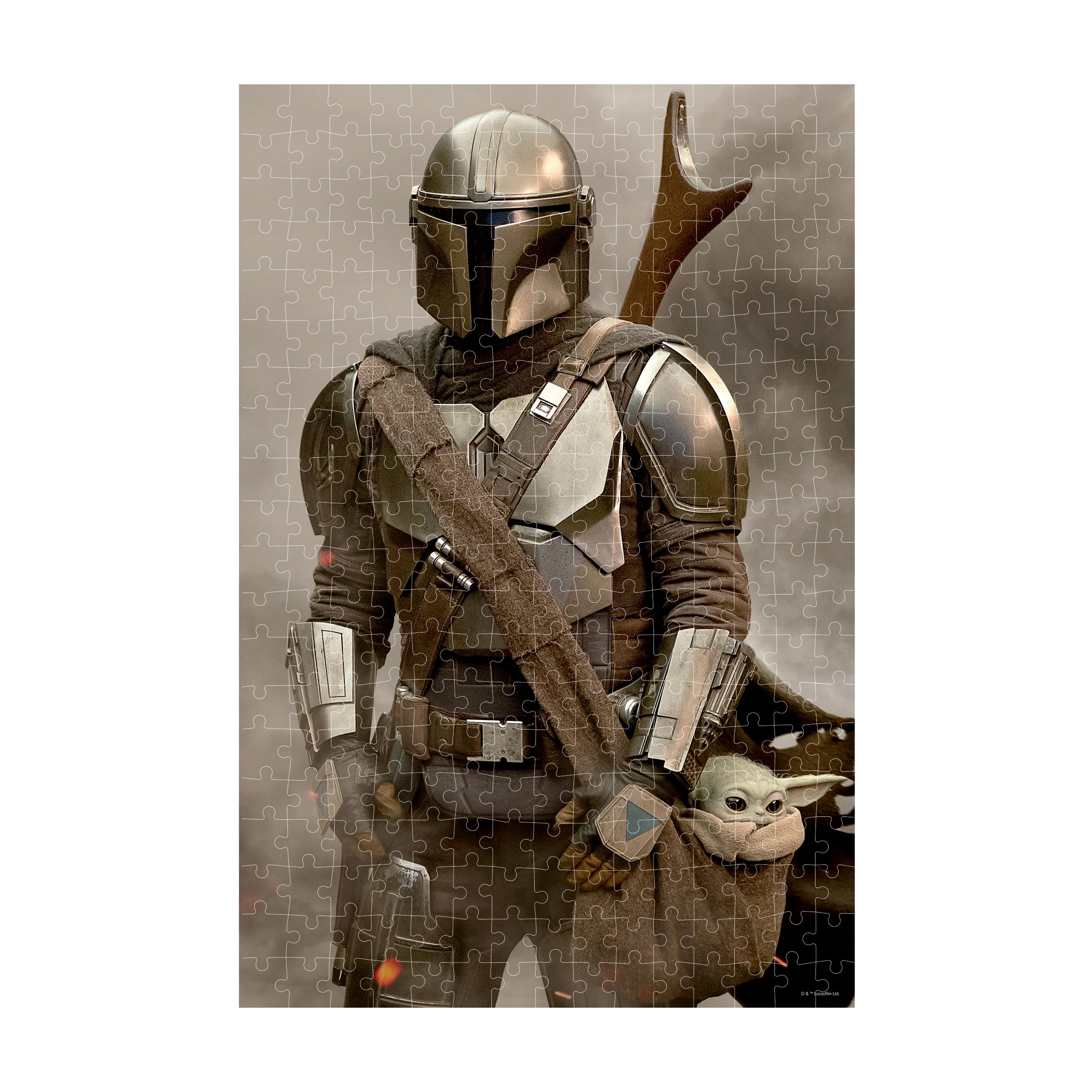 Star Wars - The Mandalorian 3D Lenticular Jigsaw Puzzle in a Collectible Shaped Tin: 300 Pcs