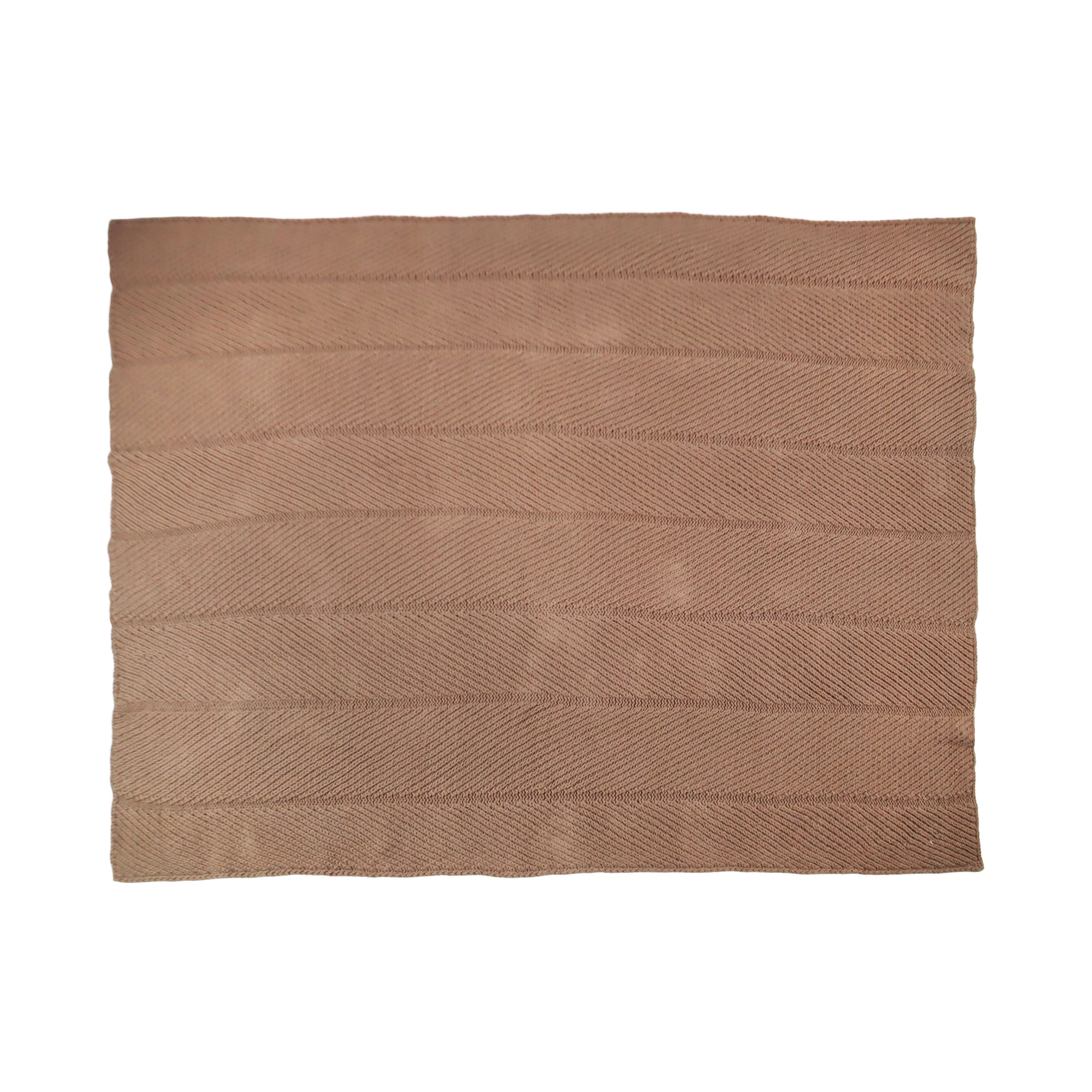 50" x 60" Light Brown Cotton Knit Throw by Ashland®