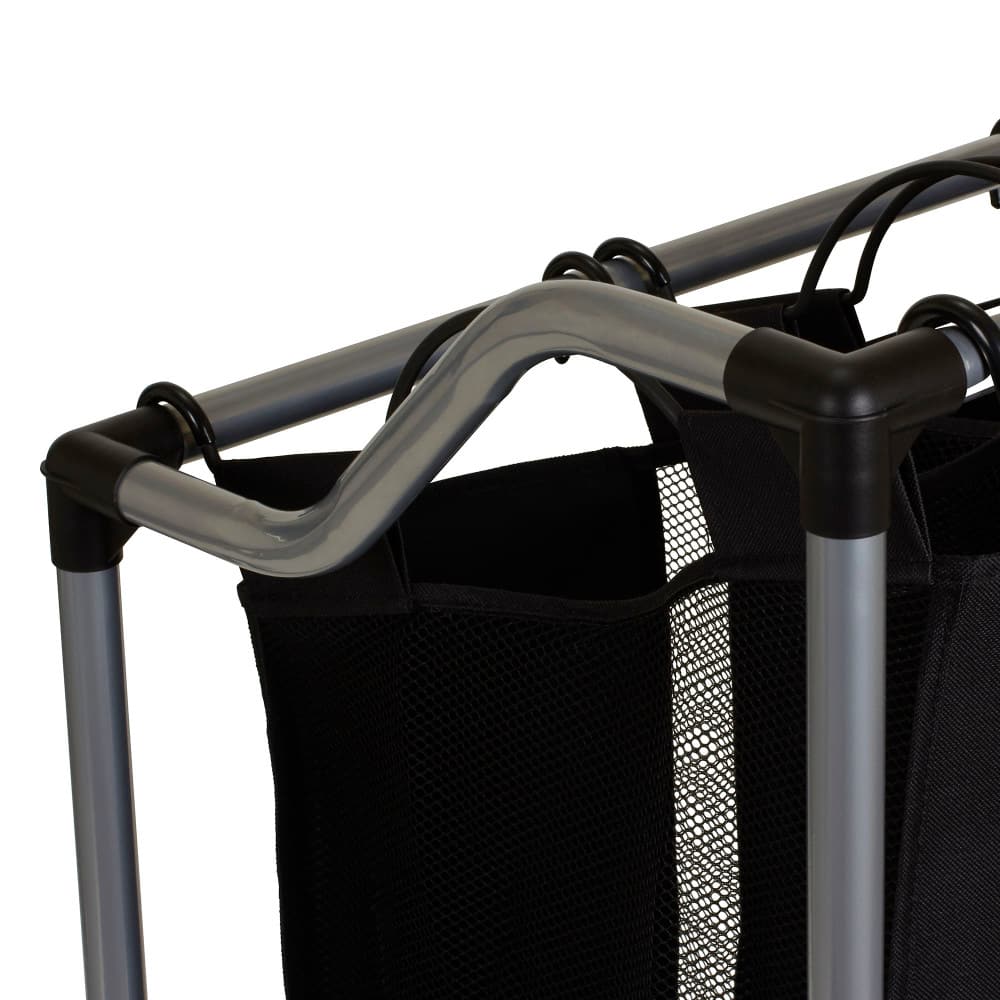 Household Essentials Rolling Mesh Triple Laundry Sorter