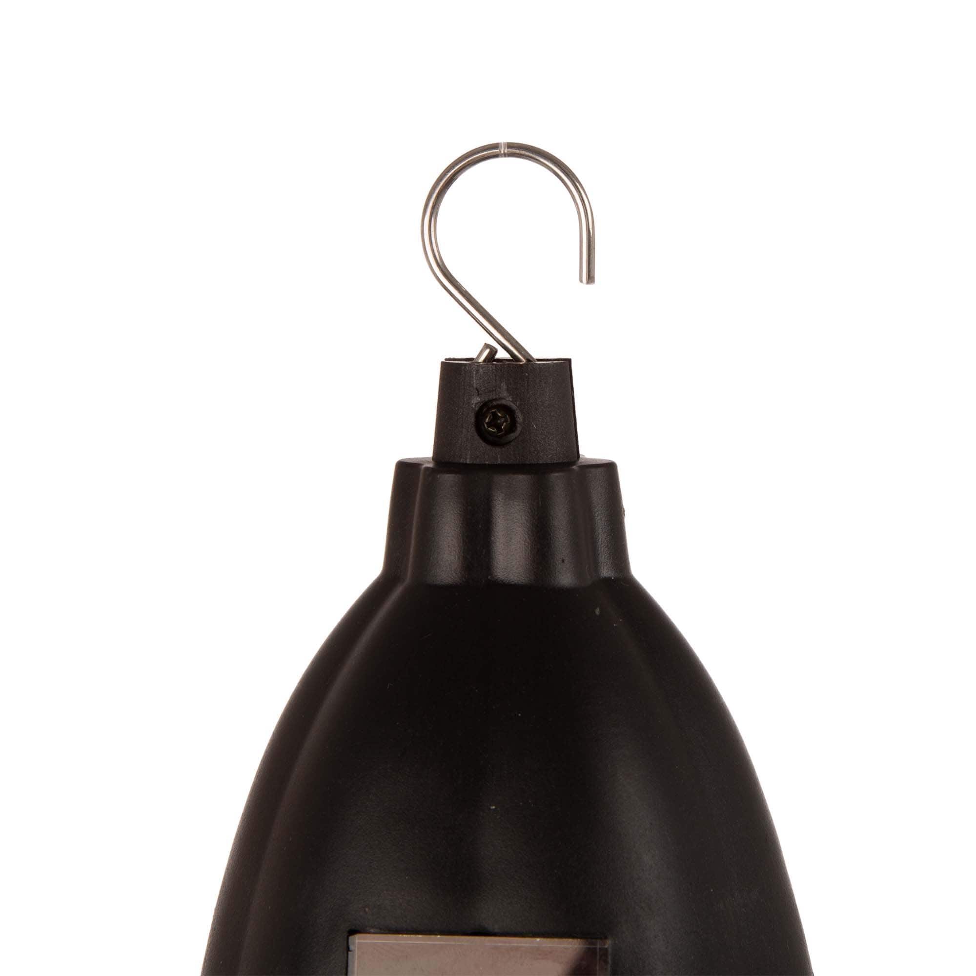 Glitzhome® 30" Solar Lighted Hanging Basket Planter