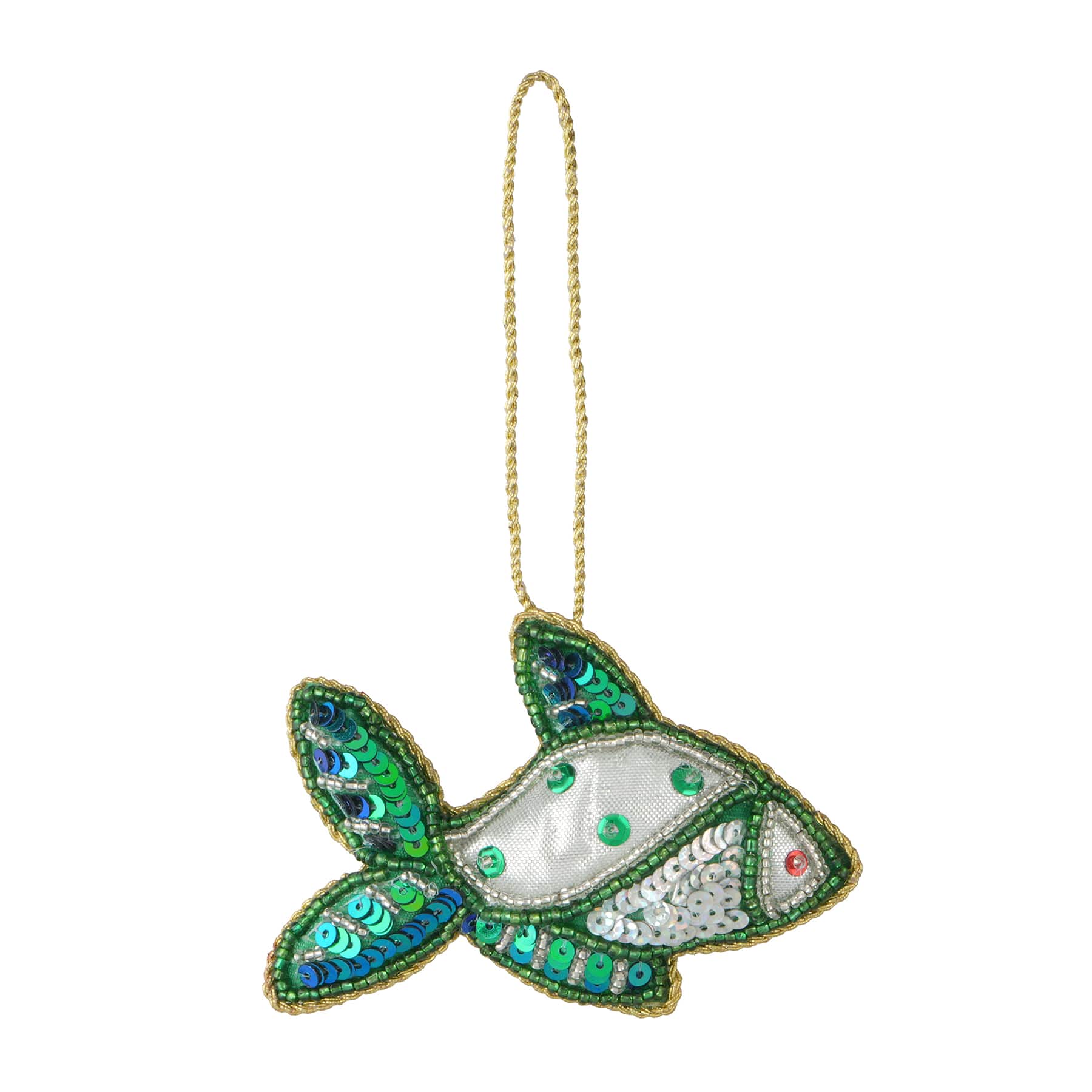 3.5" Fish Beaded Ornament by Ashland®