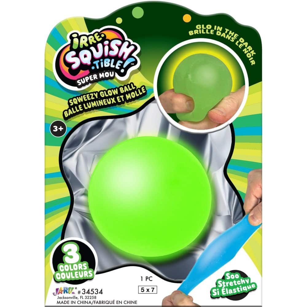 Assorted Ja-Ru® Irre-Squishtible!™ Sqweezy Ball, 1pc.