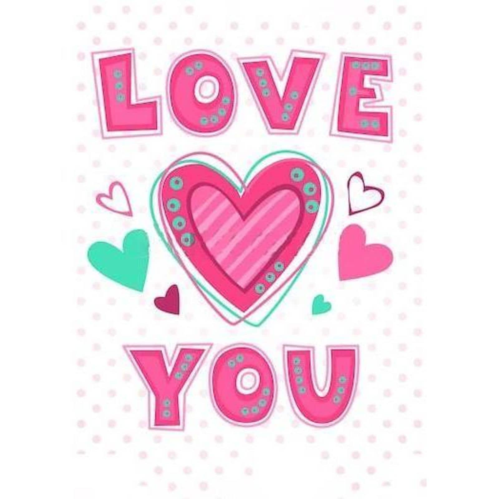 Wizardi Diamond Painting Kit Love You