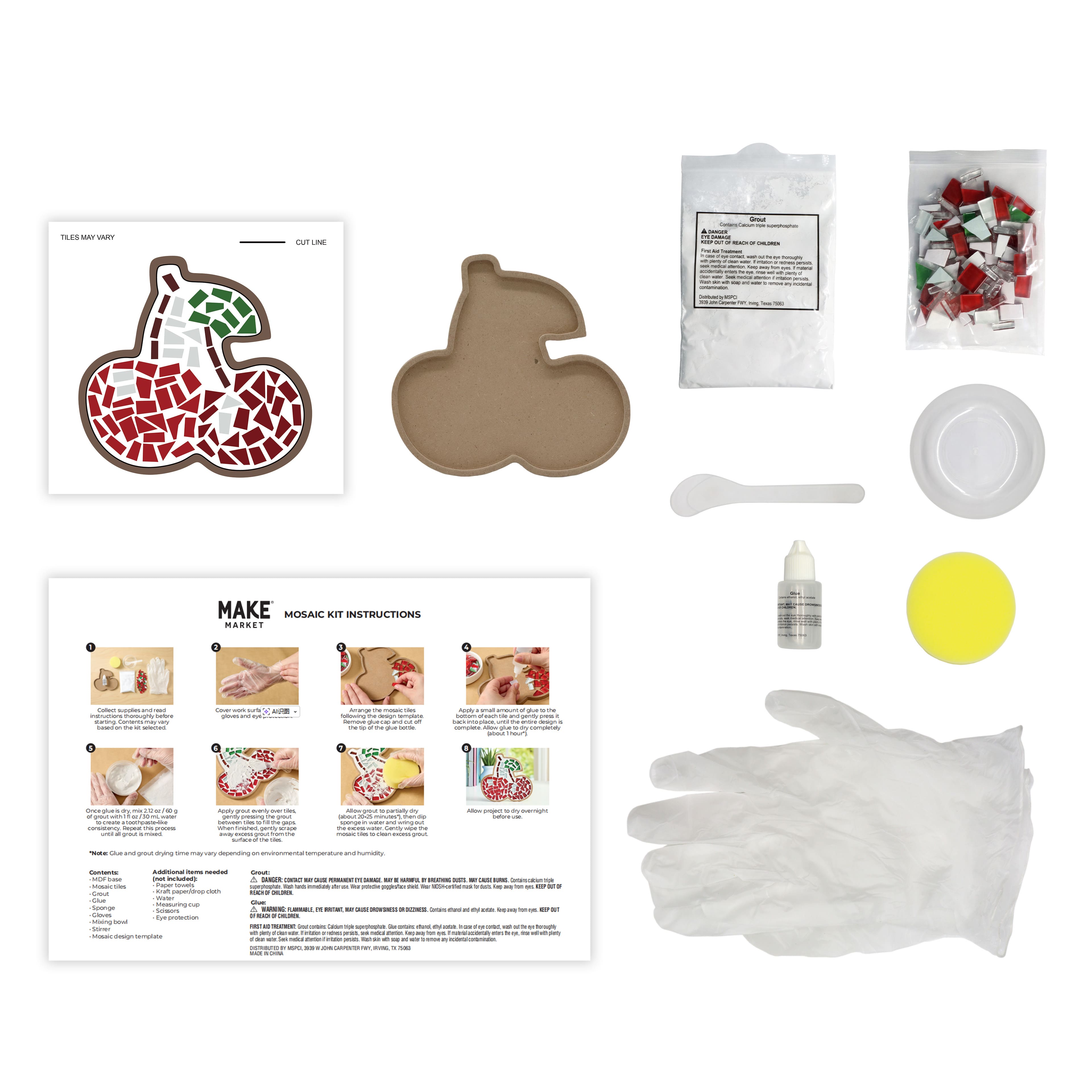 6" Cherry Mosaic Kit by Make Market®