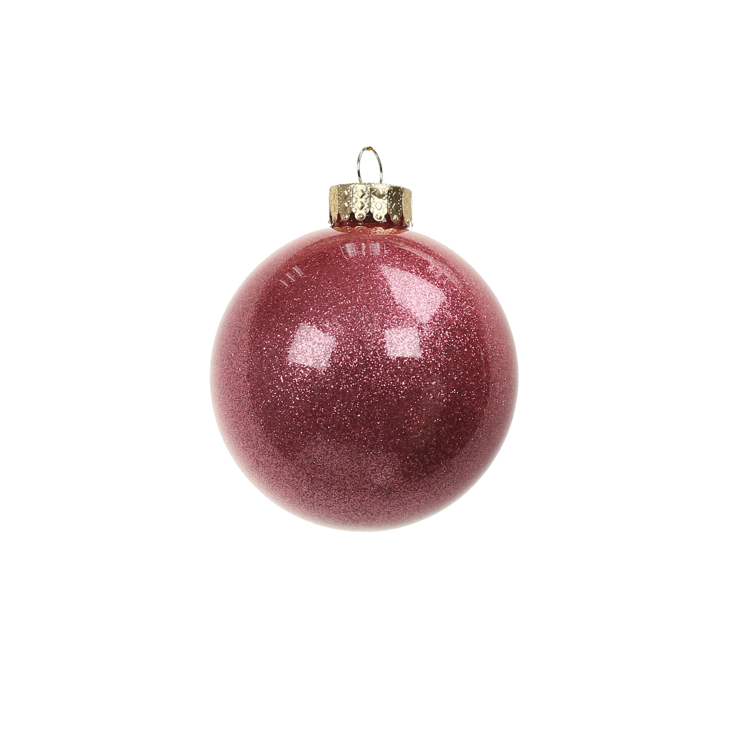 4 Pack 3.1&#x22; Glitter Glass Ball Ornaments by Ashland&#xAE;