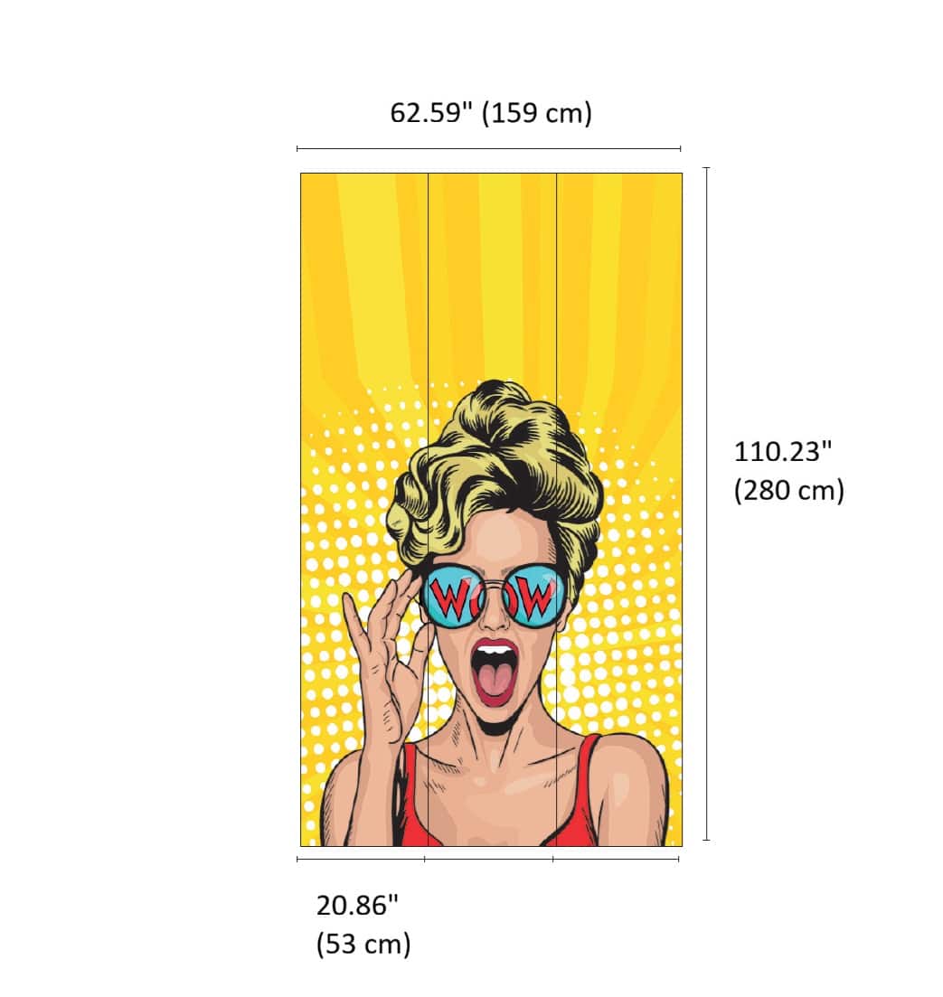 Designs Direct Baywatch Wow Pop Art Wall Mural