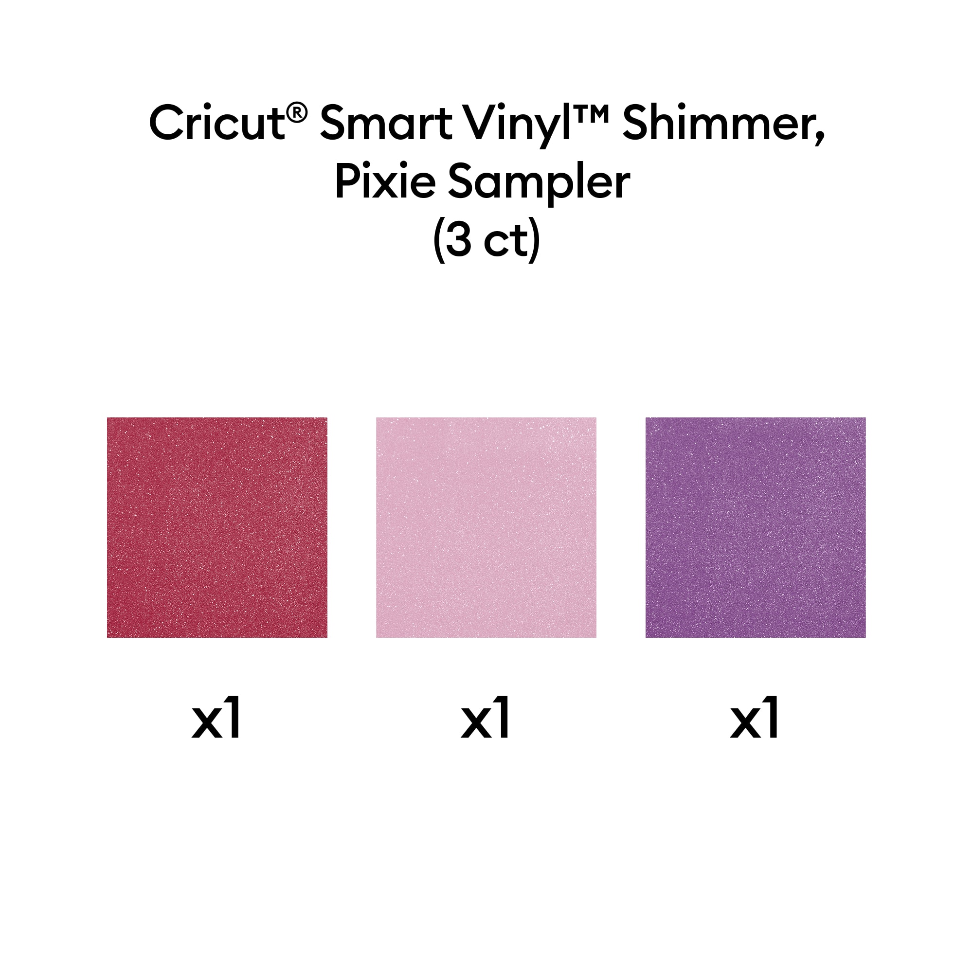 Cricut® Smart Vinyl™ Matless Permanent Vinyl Pixie Shimmer Sampler