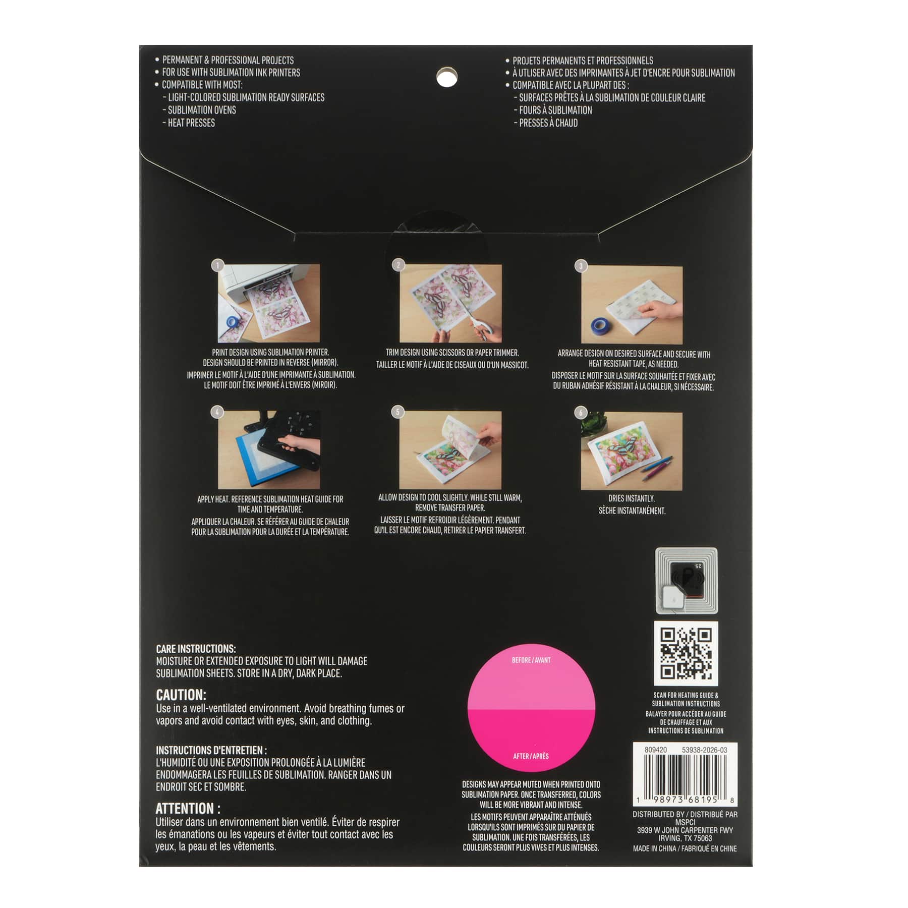 8.5" x 11" Sublimation Paper, 25 Sheets by Make Market®