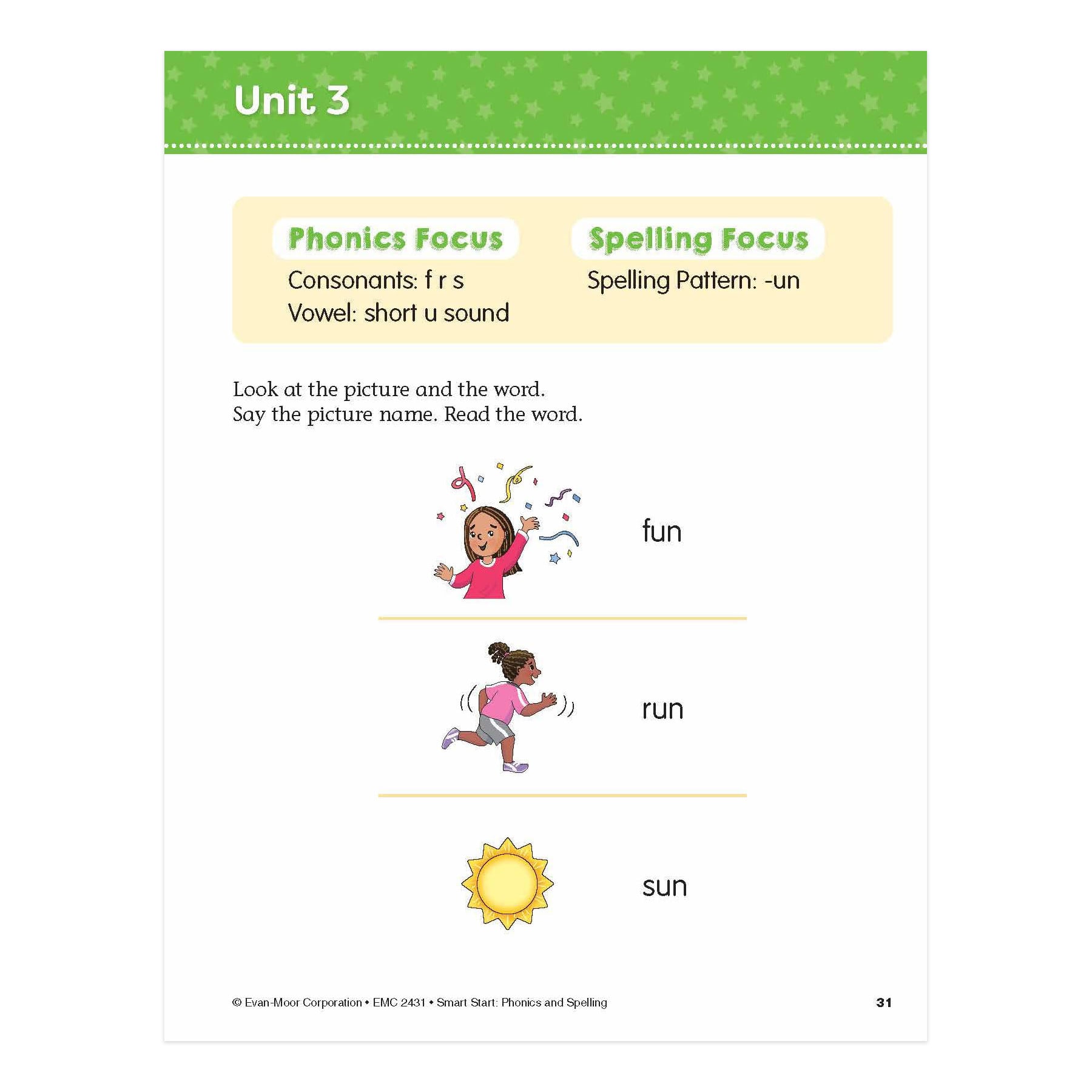 Evan-Moor® Kindergarten Early Learning Spelling Bundle