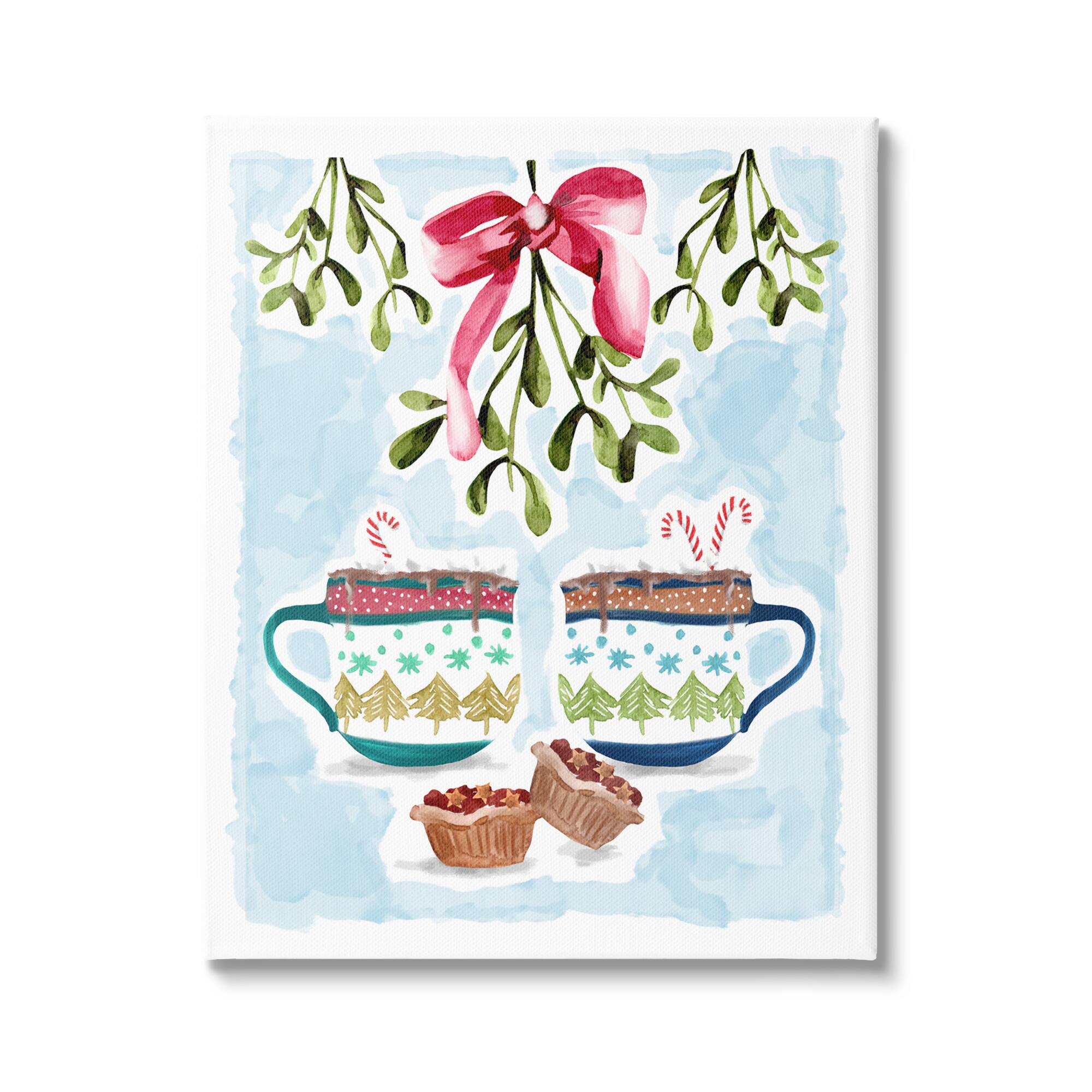 Stupell Industries Cozy Winter Cocoa Dessert Canvas Wall Art