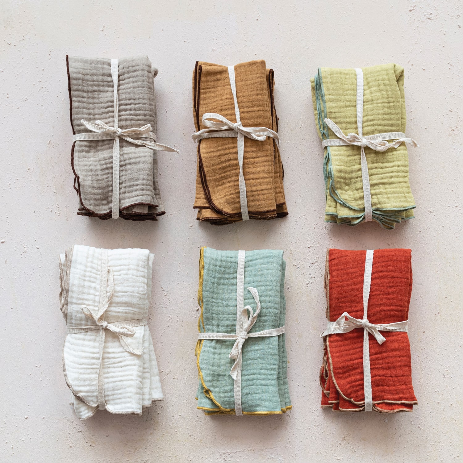 Hello Honey® Square Woven Double Cloth Napkins Set