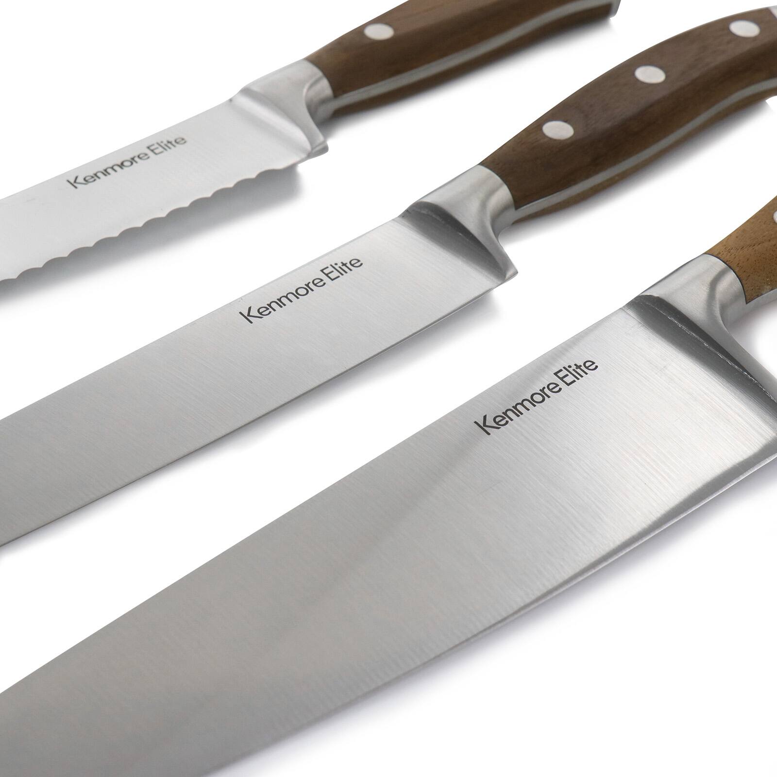 Kenmore® Elite Cooke 14-Piece Dark Brown Stainless Steel Cutlery Set