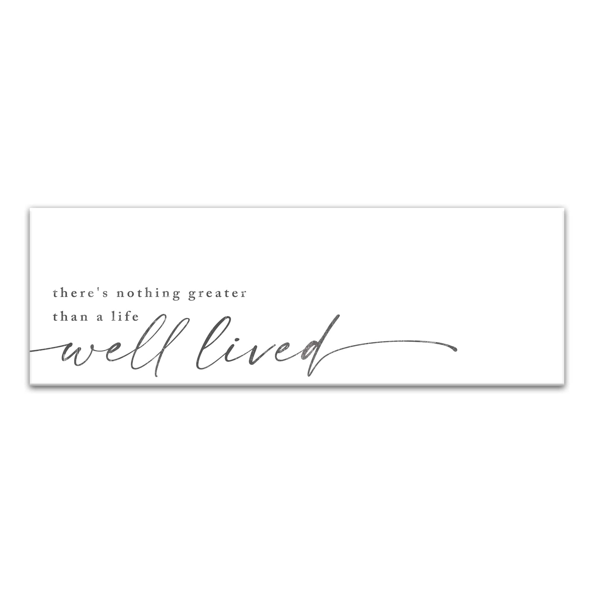 Life Well Lived 36" x 12" Canvas Wall Art