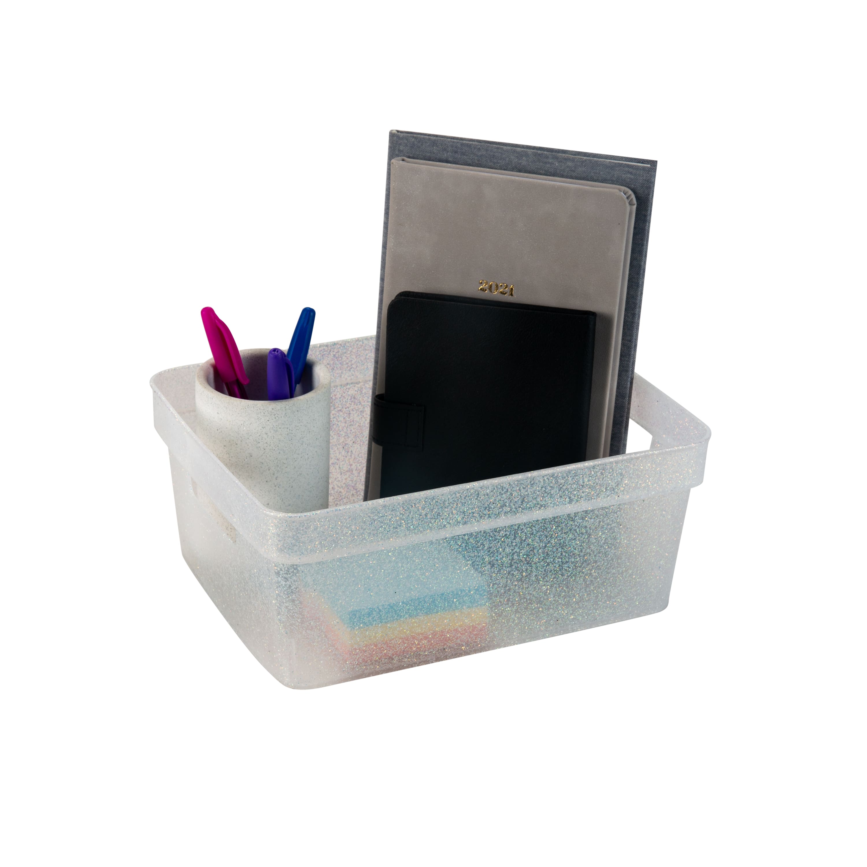 Simplify Small Glitter Totes, 3ct.