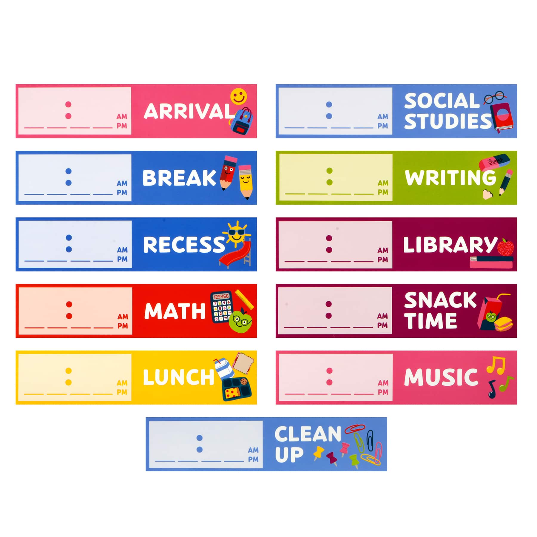 Class Rules! Schedule Dry Erase Die Cuts by B2C™