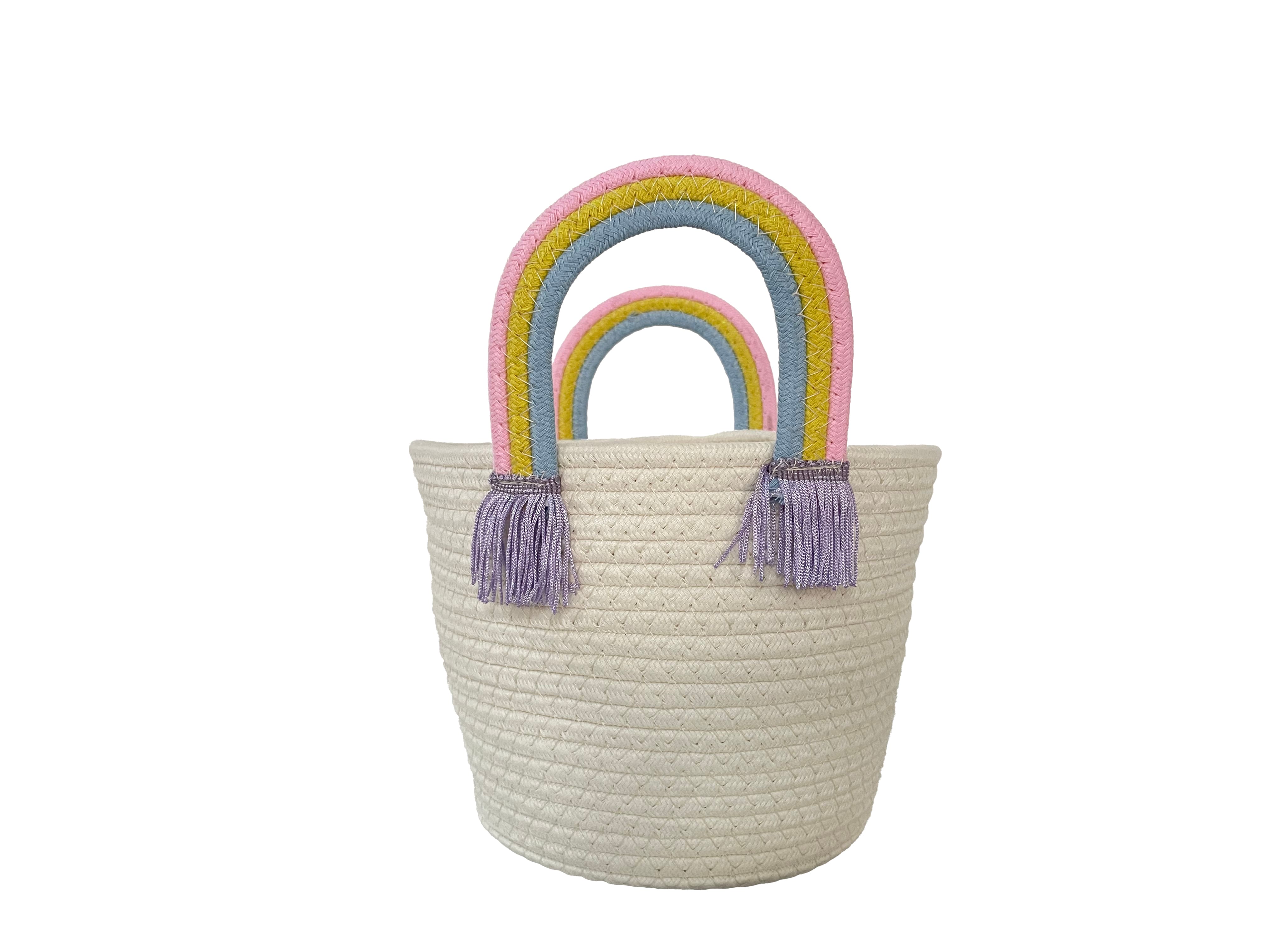Rope Rainbow Handle Basket by Creatology™