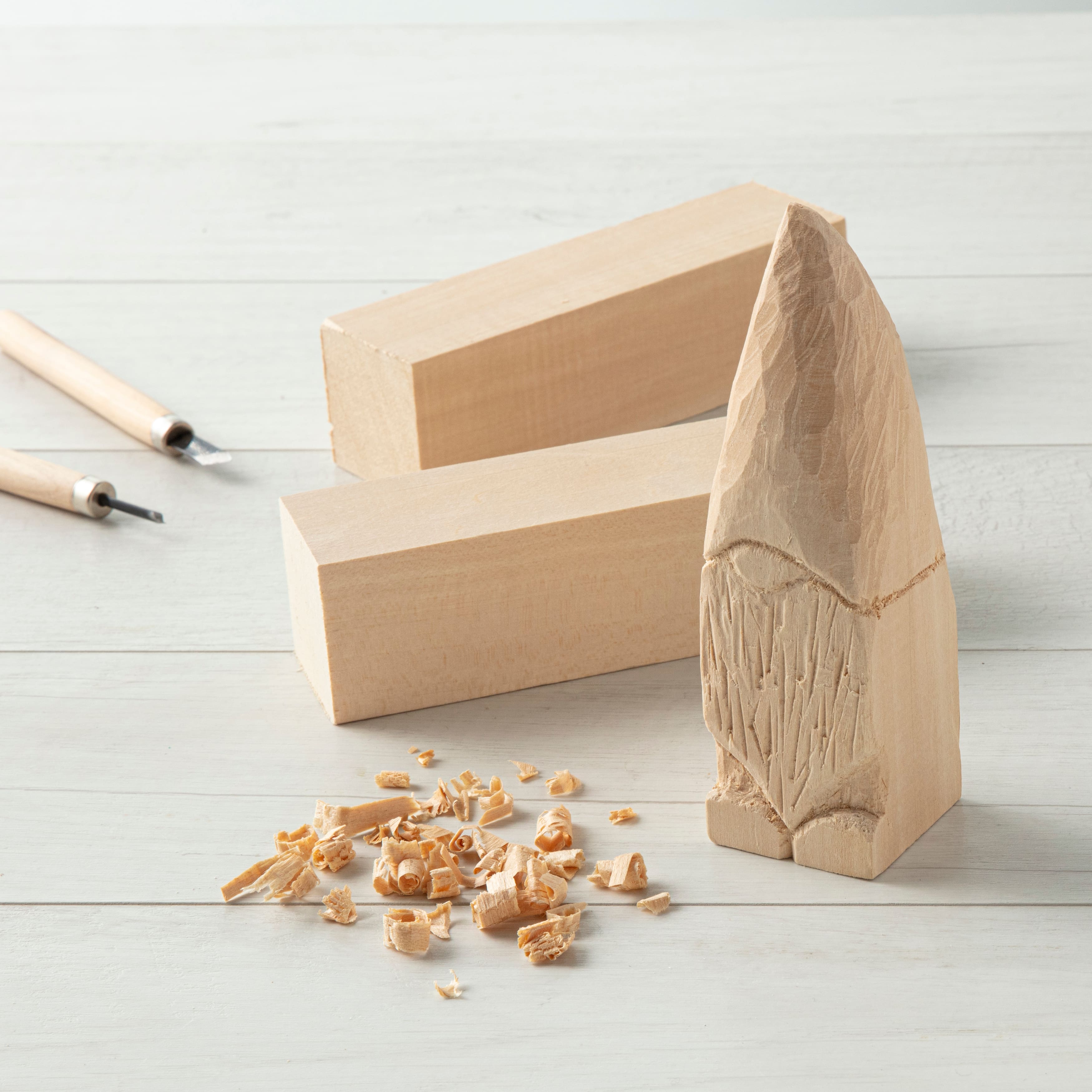 6 Pack: 3 Piece Basswood Whittler's Kit by Make Market®