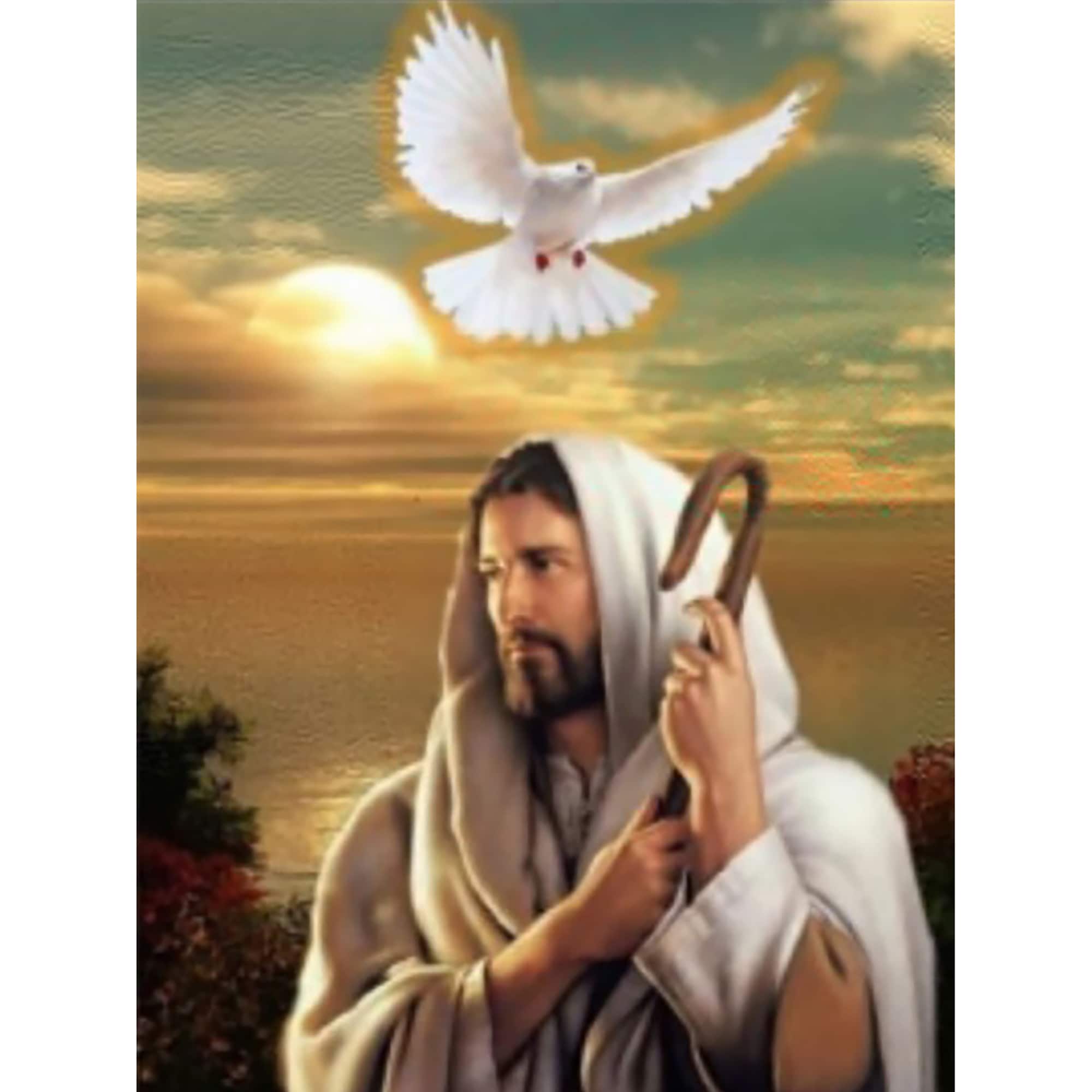 Sparkly Selections Jesus and the Holy Ghost Diamond Painting Kit