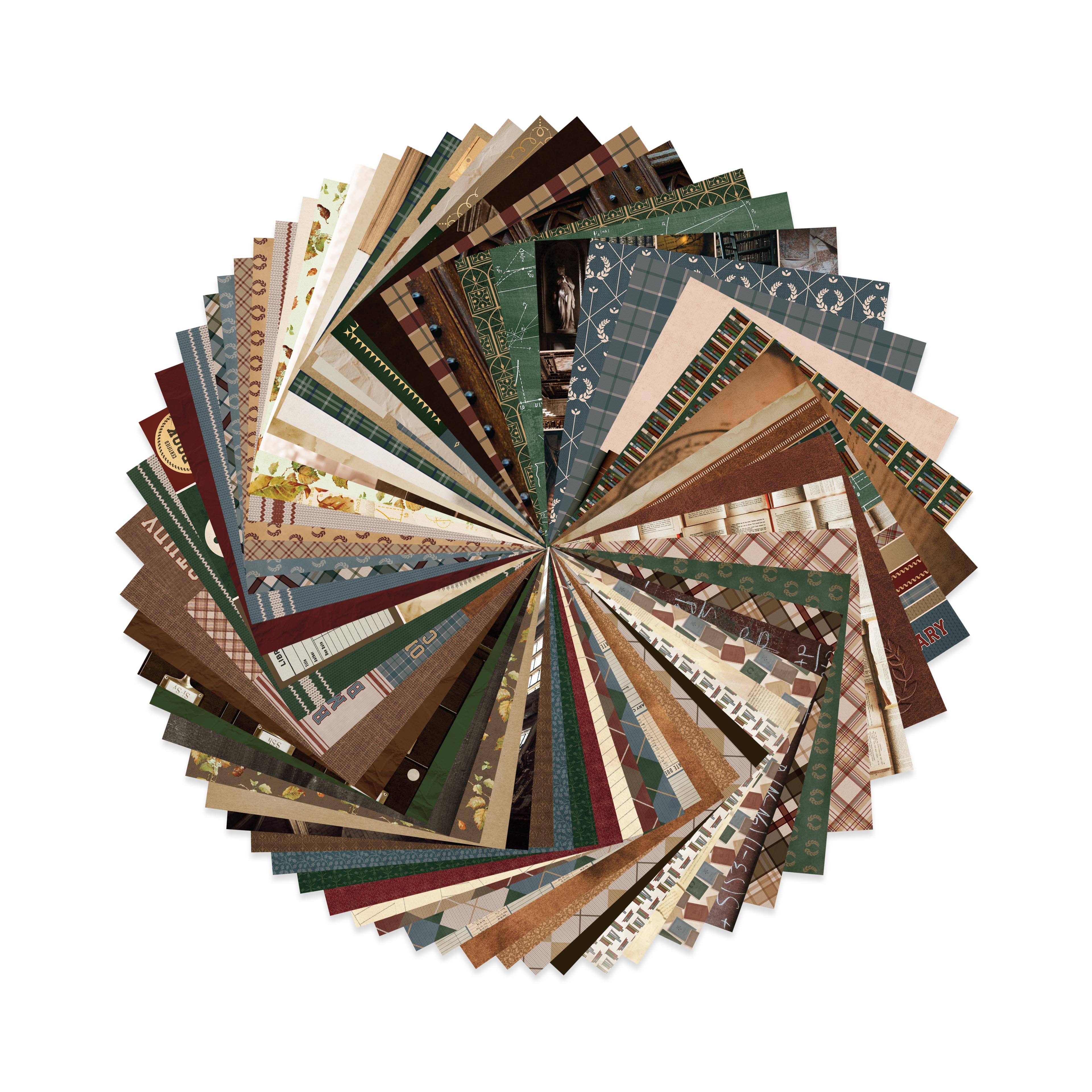 9 Pack: 12" x 12" Academia Paper Pad by Recollections™